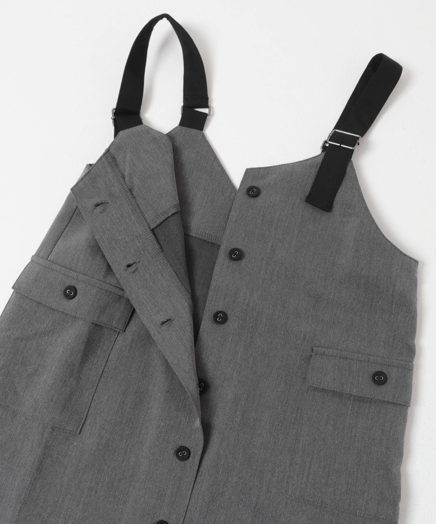 URBAN RESEARCH DOORS「『150サイズ』配色釦ジャンスカ(KIDS)」|ワンピース|