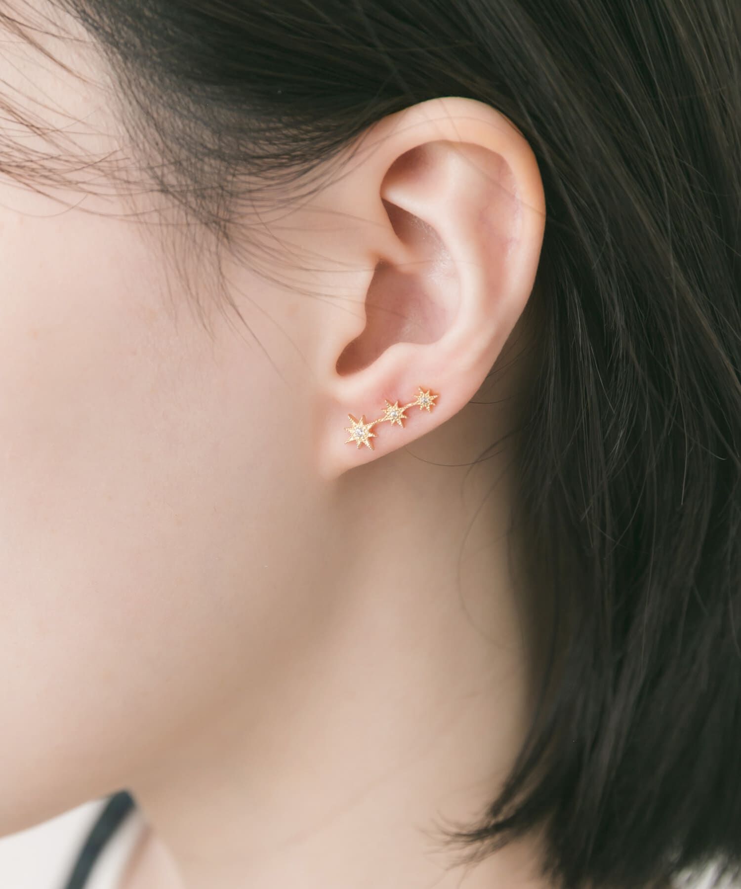 SMELLY「スパークルビジューフックピアス」|ピアス|