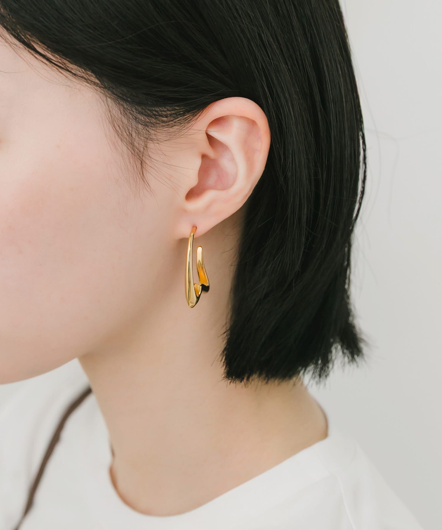 SMELLY「アートラインメタルピアス」|ピアス|