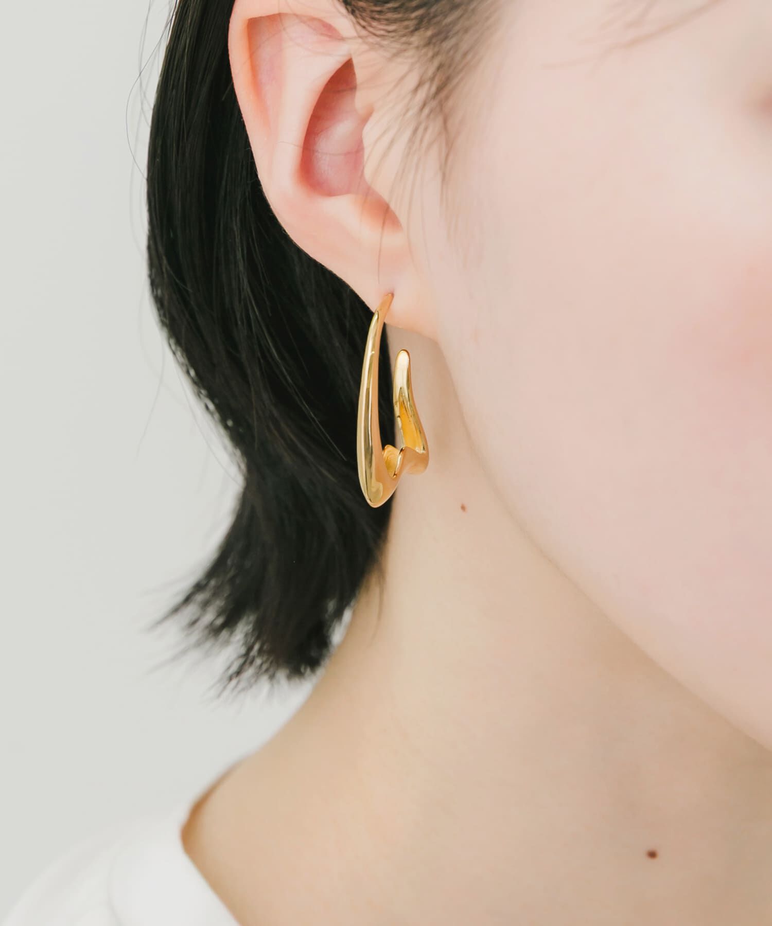 SMELLY「アートラインメタルピアス」|ピアス|