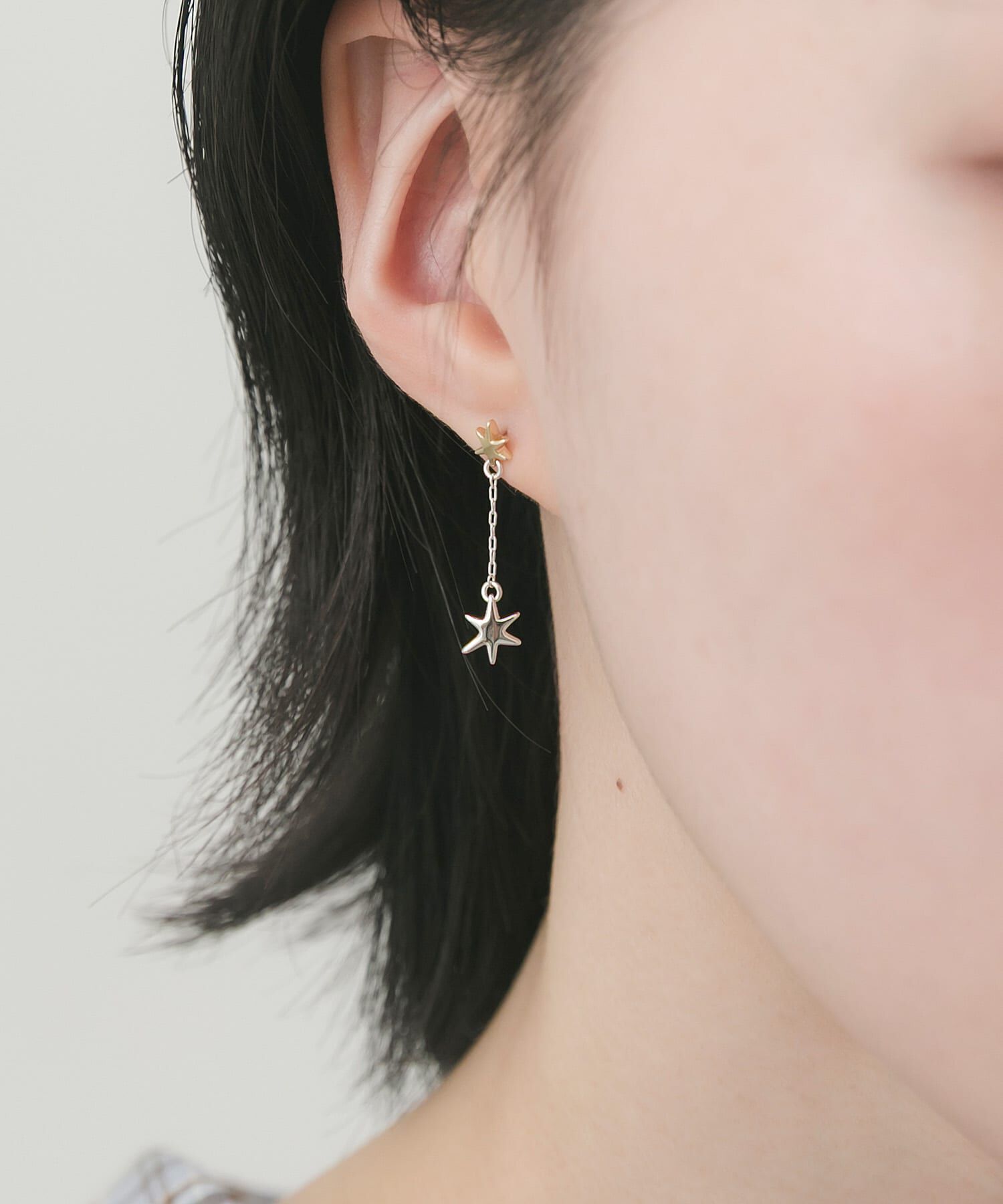 SMELLY「アスタリスクスイングピアス」|ピアス|