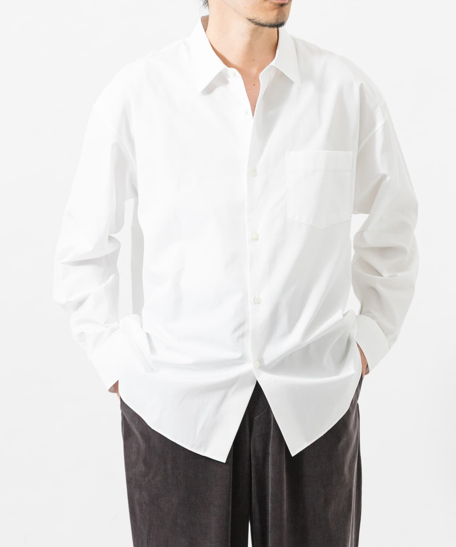 URBAN RESEARCH「new basic　THOMAS MASON LONG-SLEEVE OVER SHIRTS」|シャツ・ブラウス|