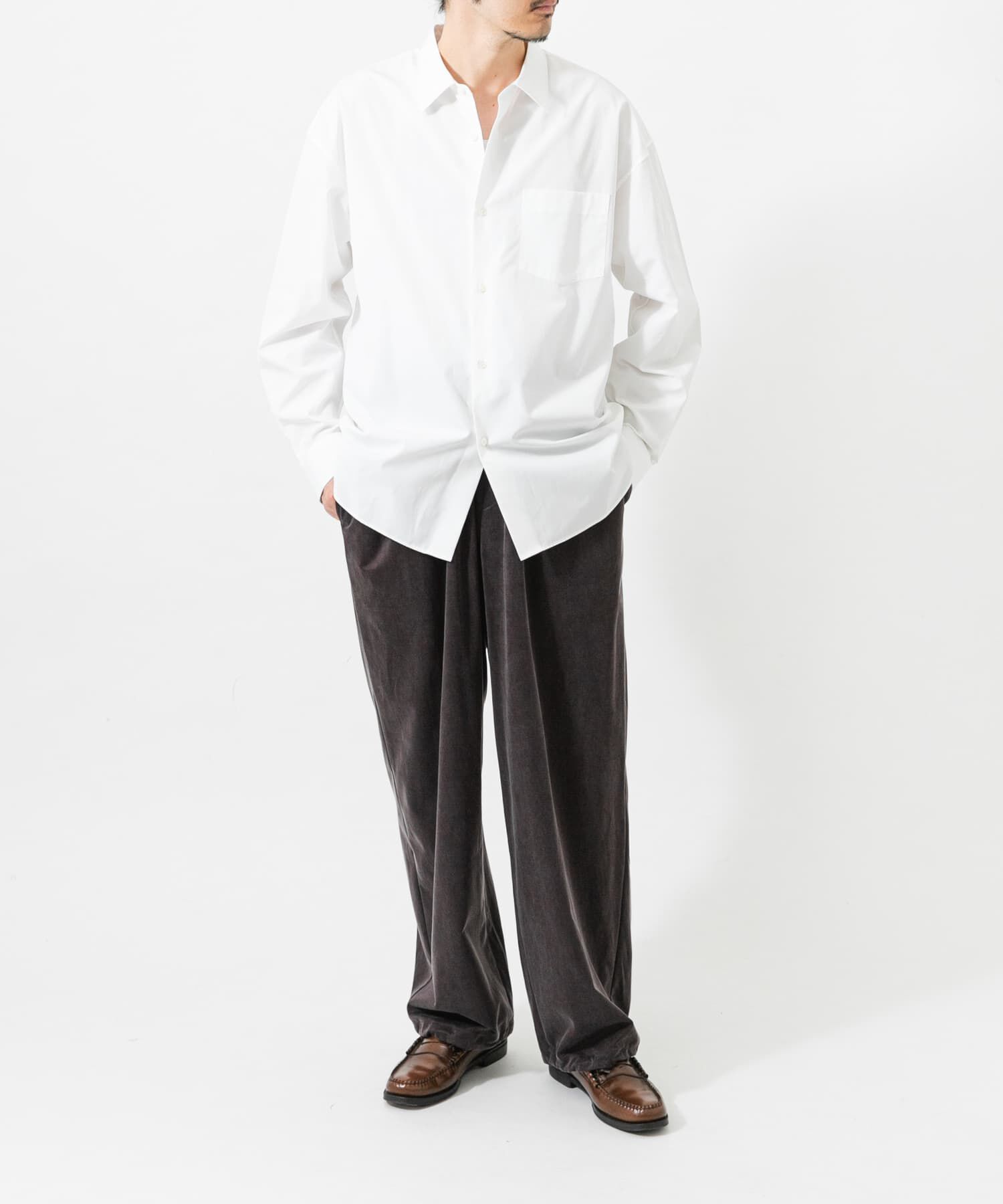 URBAN RESEARCH「new basic　THOMAS MASON LONG-SLEEVE OVER SHIRTS」|シャツ・ブラウス|