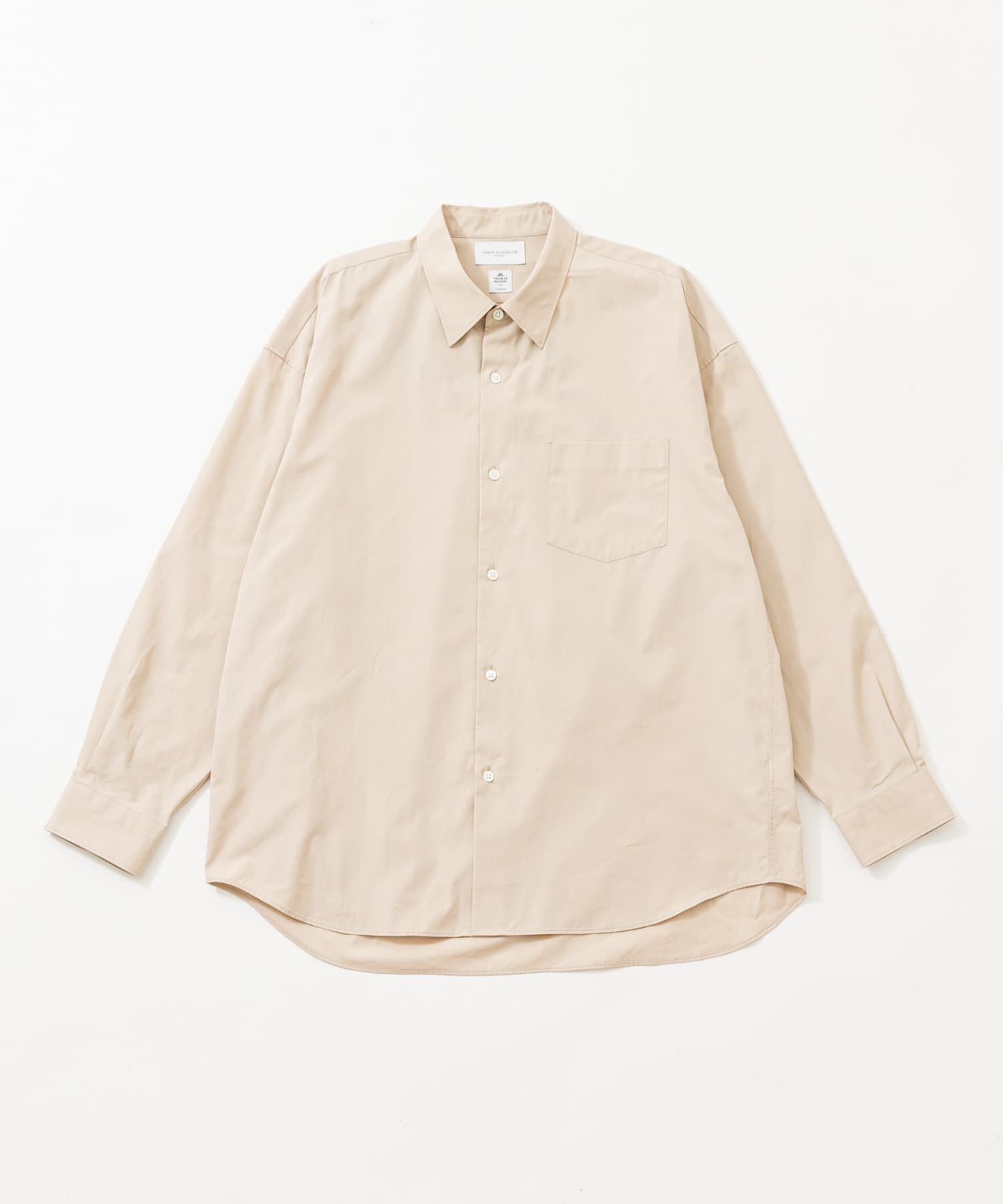 URBAN RESEARCH「new basic　THOMAS MASON LONG-SLEEVE OVER SHIRTS」|シャツ・ブラウス|ベージュ