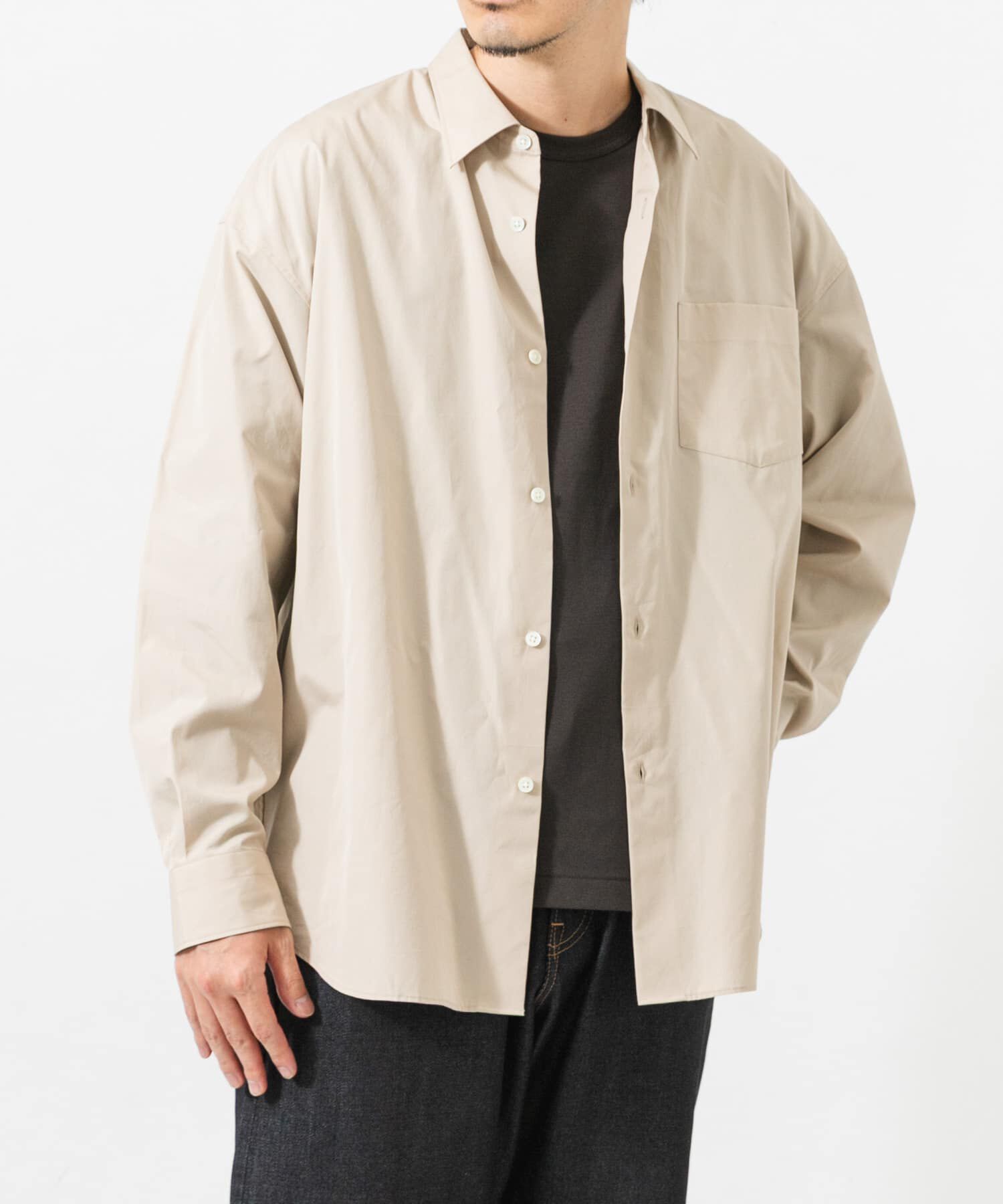 URBAN RESEARCH「new basic　THOMAS MASON LONG-SLEEVE OVER SHIRTS」|シャツ・ブラウス|