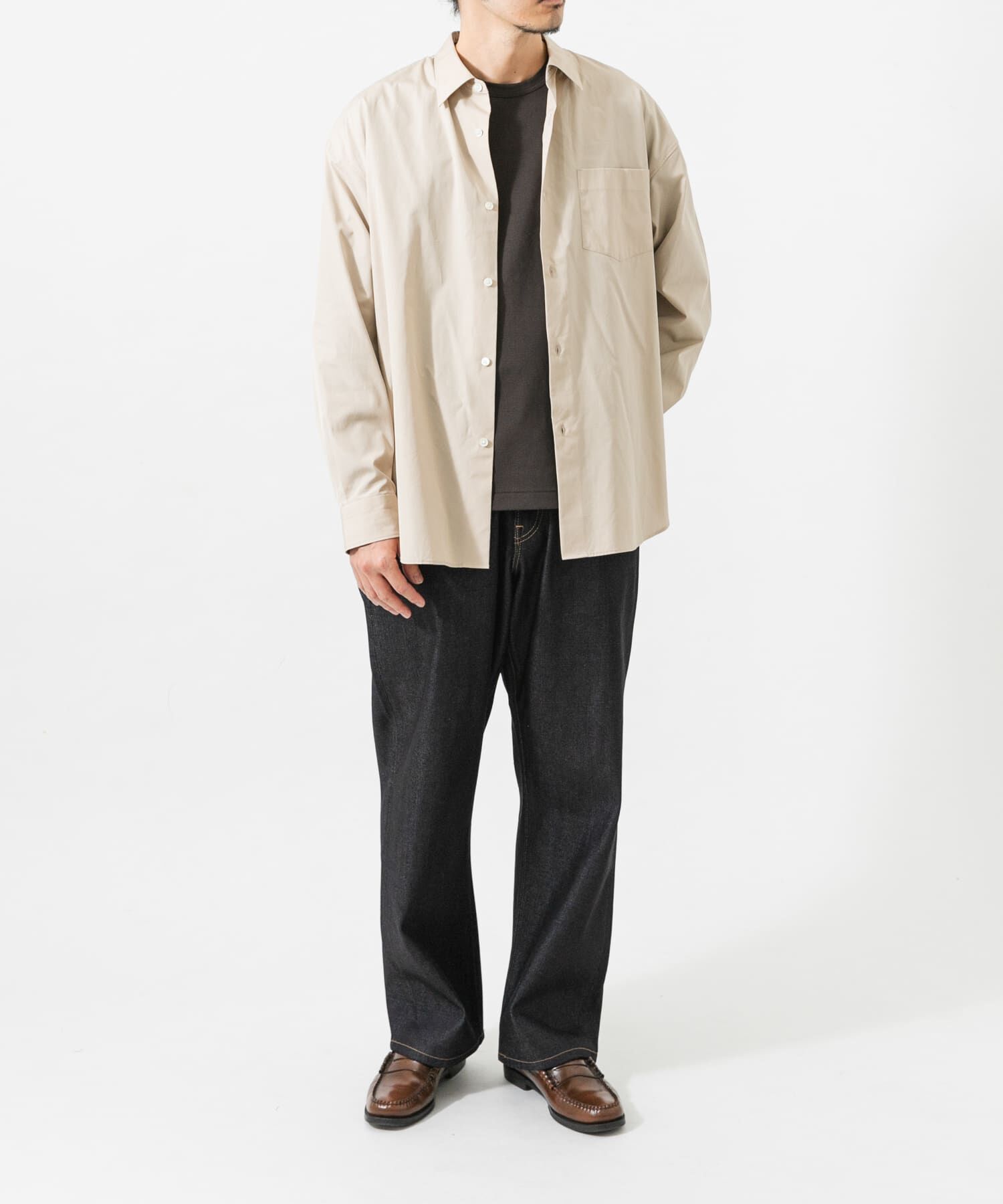 URBAN RESEARCH「new basic　THOMAS MASON LONG-SLEEVE OVER SHIRTS」|シャツ・ブラウス|
