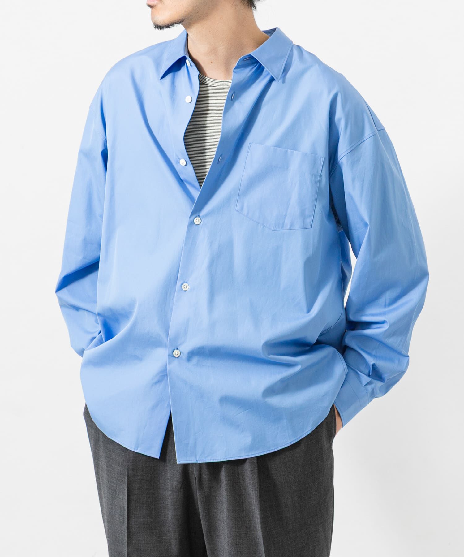 URBAN RESEARCH「new basic　THOMAS MASON LONG-SLEEVE OVER SHIRTS」|シャツ・ブラウス|