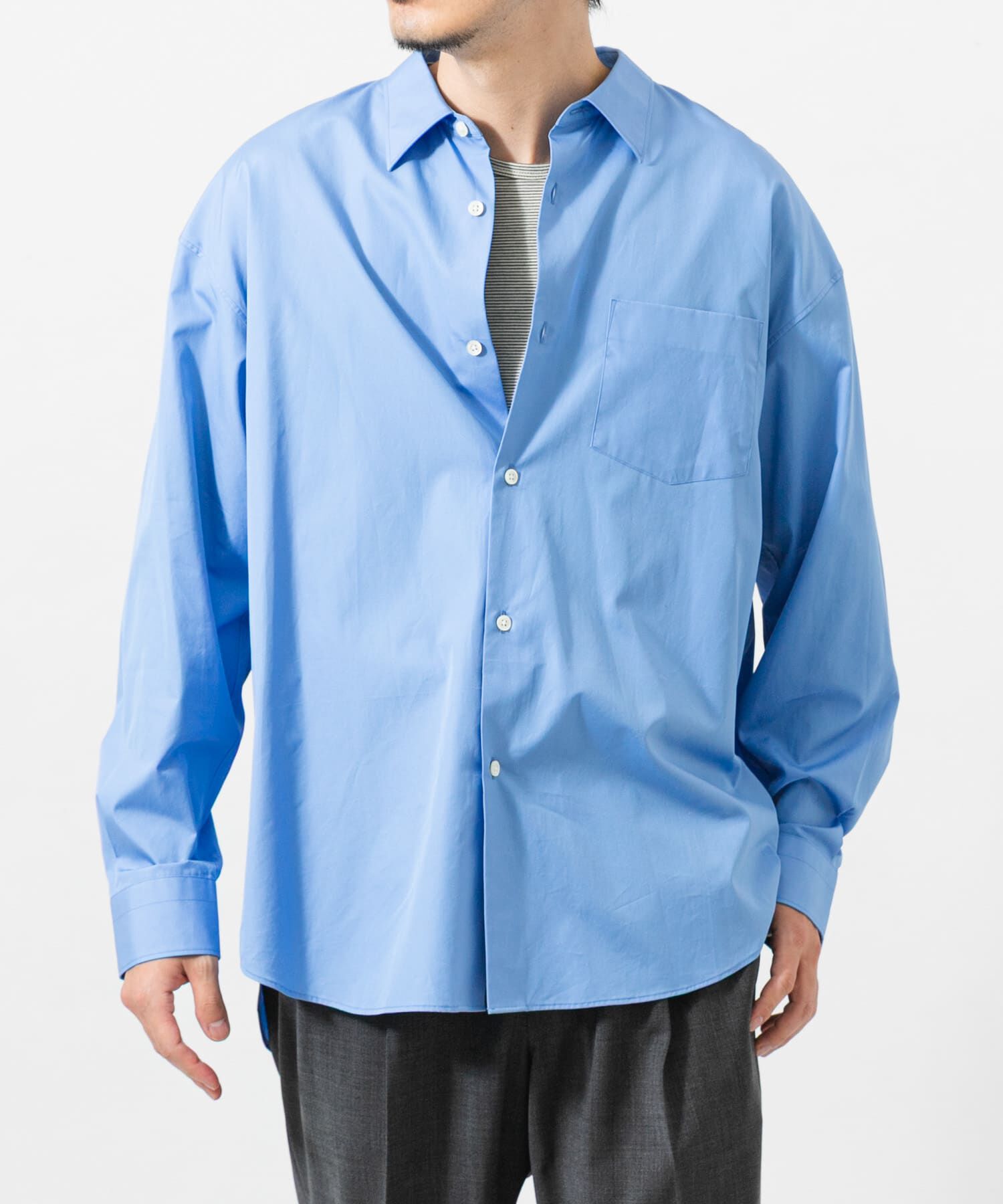 URBAN RESEARCH「new basic　THOMAS MASON LONG-SLEEVE OVER SHIRTS」|シャツ・ブラウス|