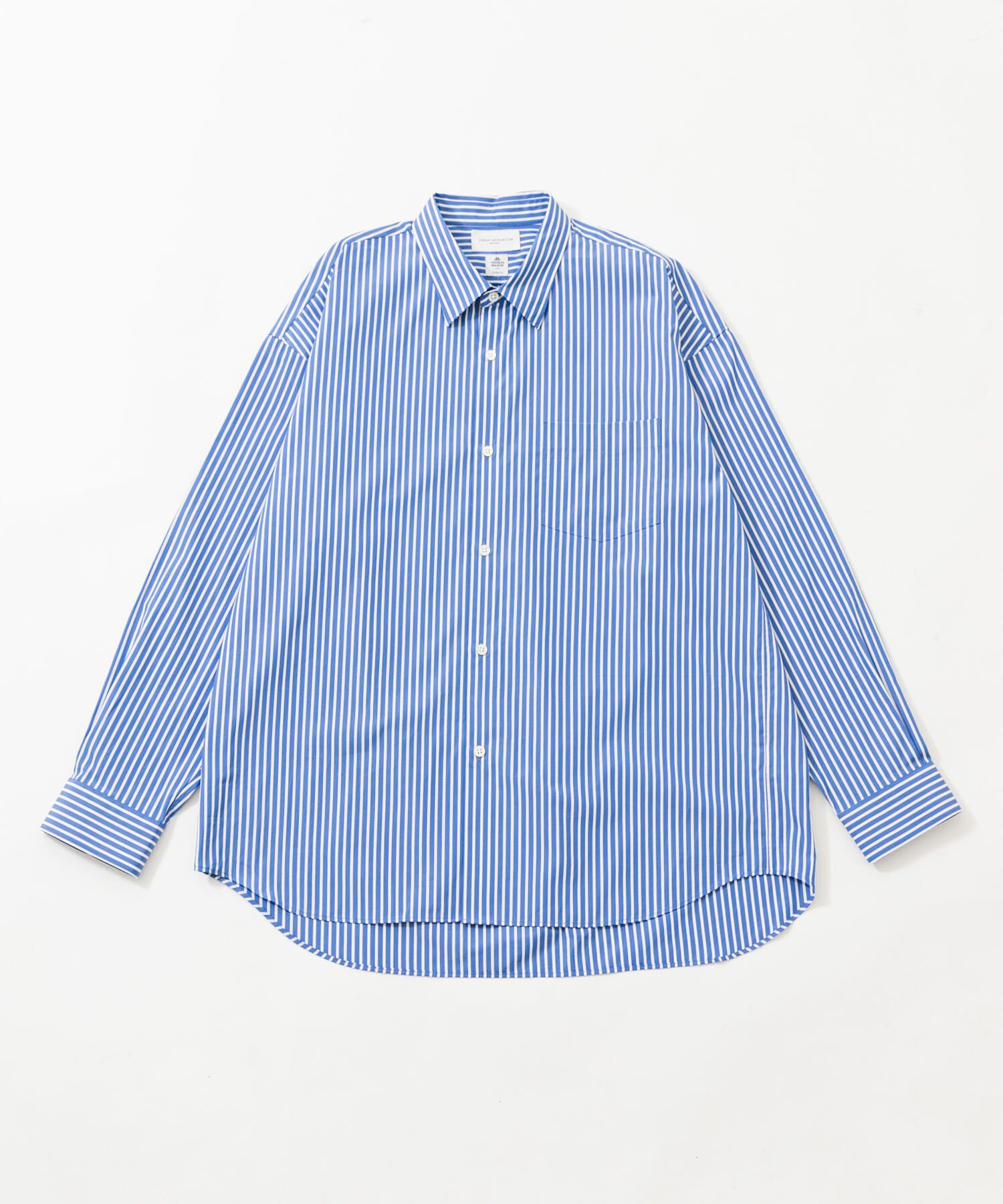 URBAN RESEARCH「new basic　THOMAS MASON LONG-SLEEVE OVER SHIRTS」|シャツ・ブラウス|ストライプ
