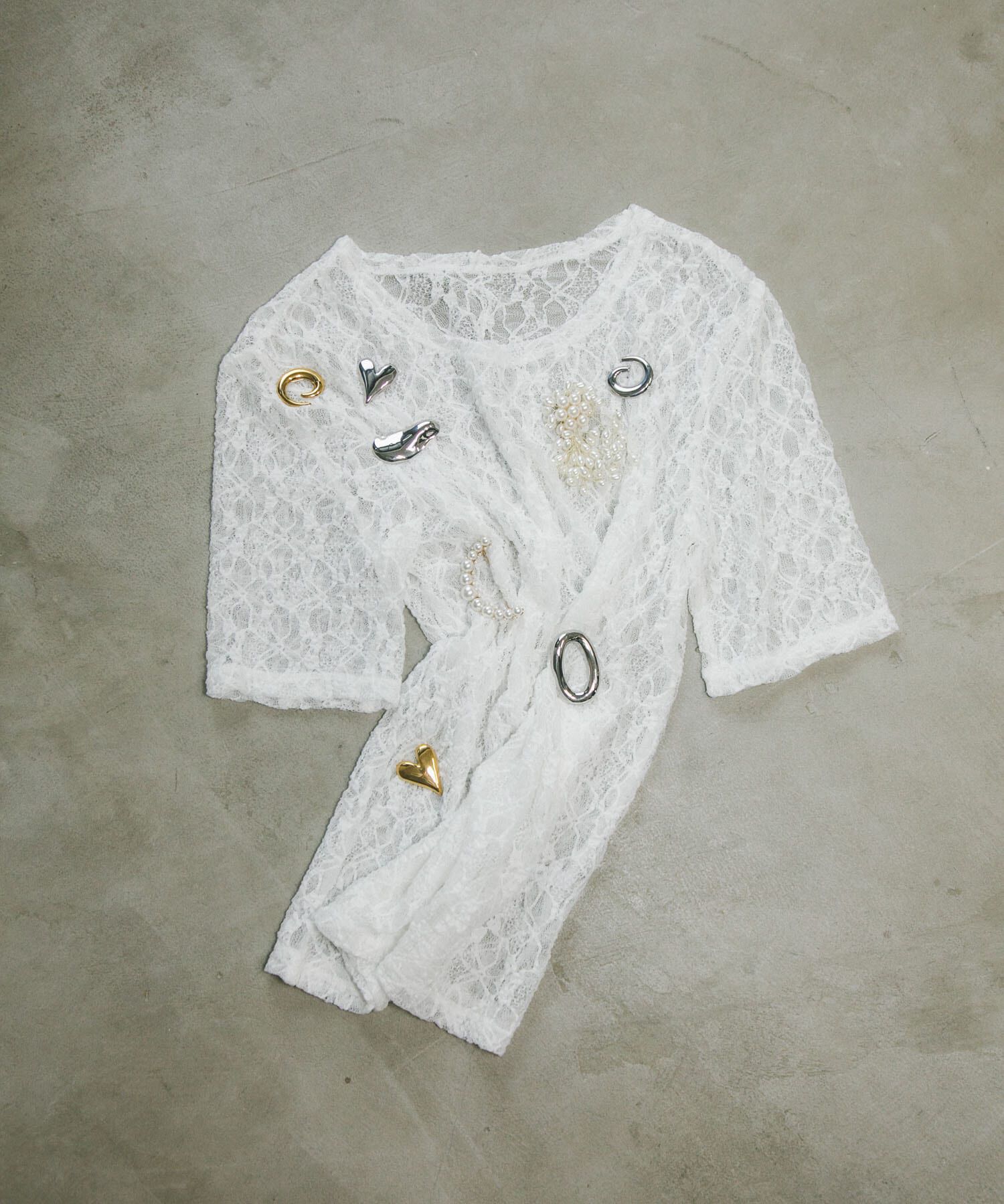 URBAN RESEARCH「decor『デコール』　Broach Curve 2piece set」|ブローチ・コサージュ|