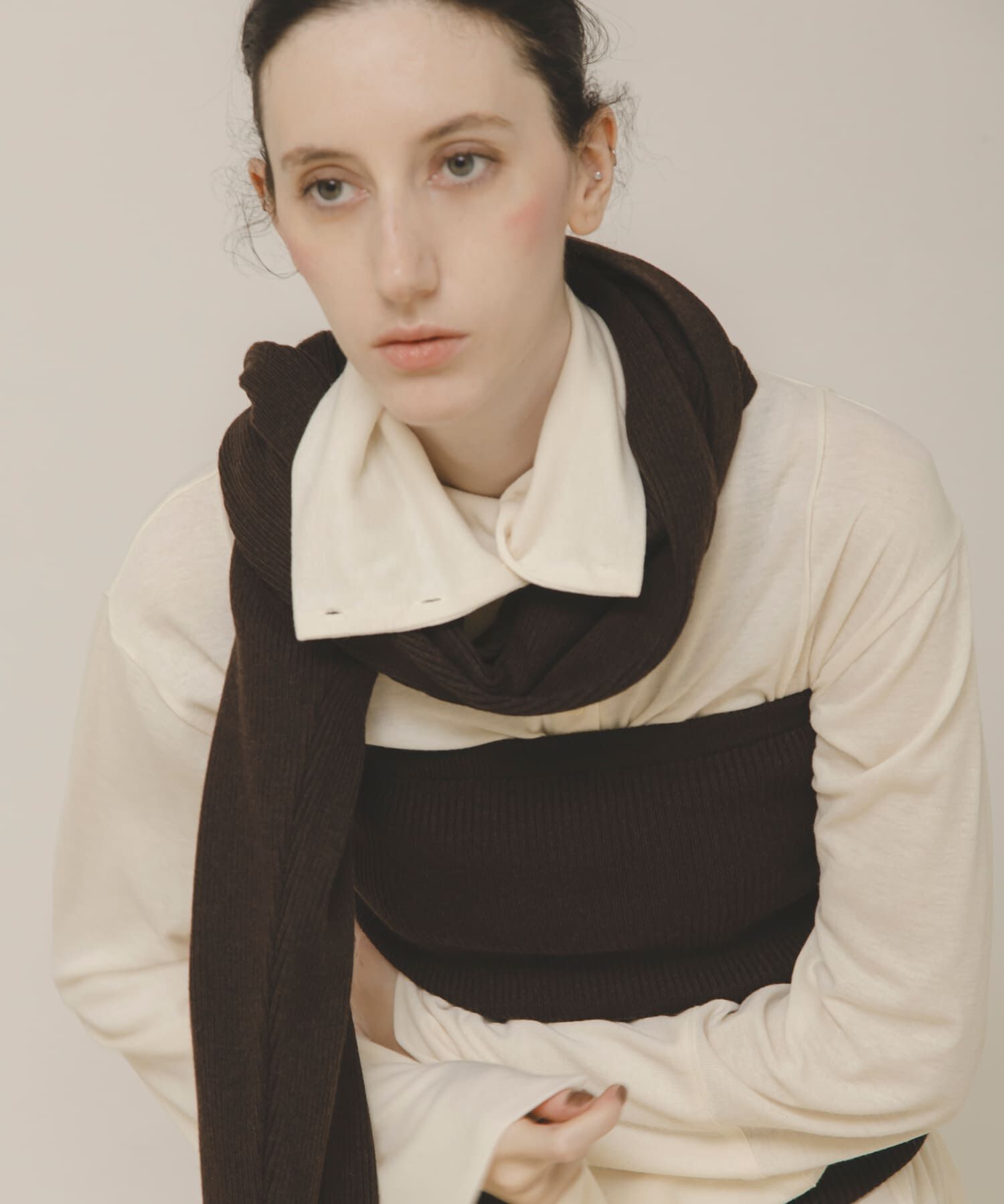 LAATO「cut cardigan」|カーディガン|