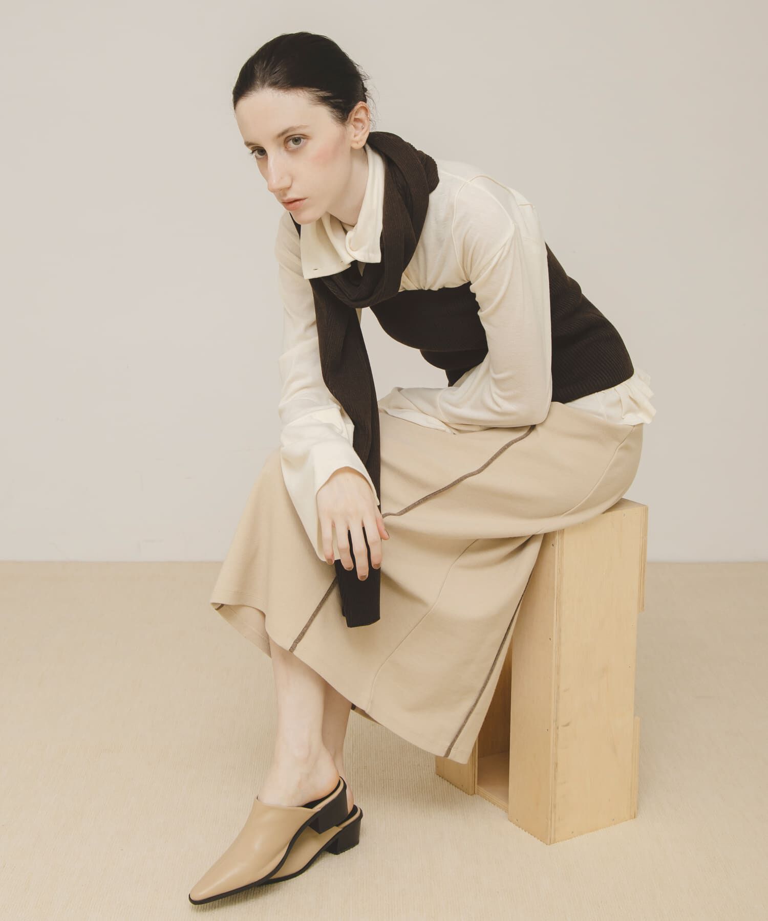 LAATO「cut cardigan」|カーディガン|
