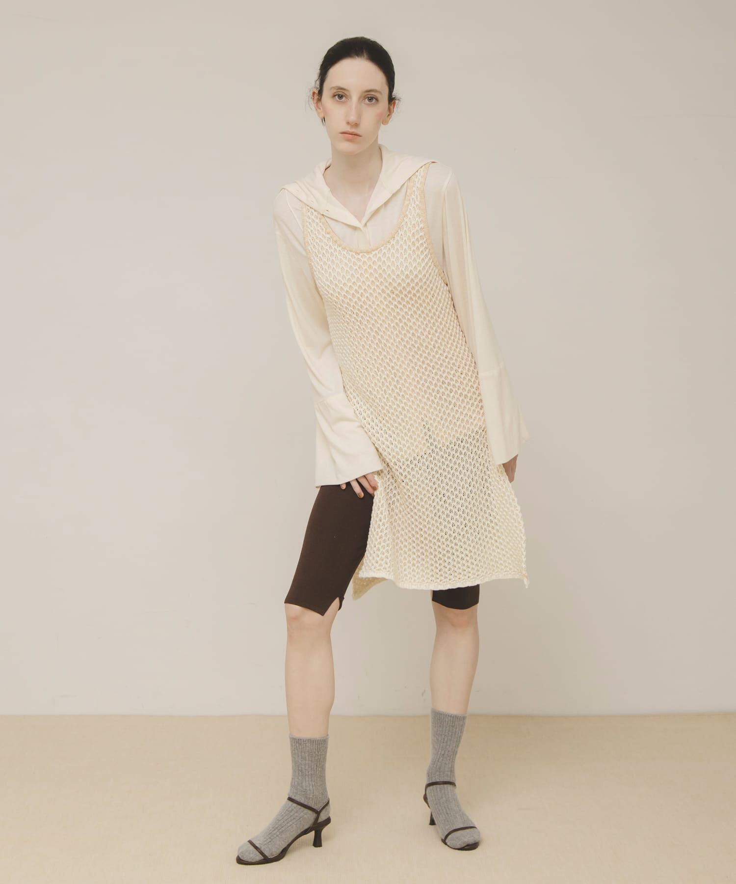 LAATO「cut cardigan」|カーディガン|