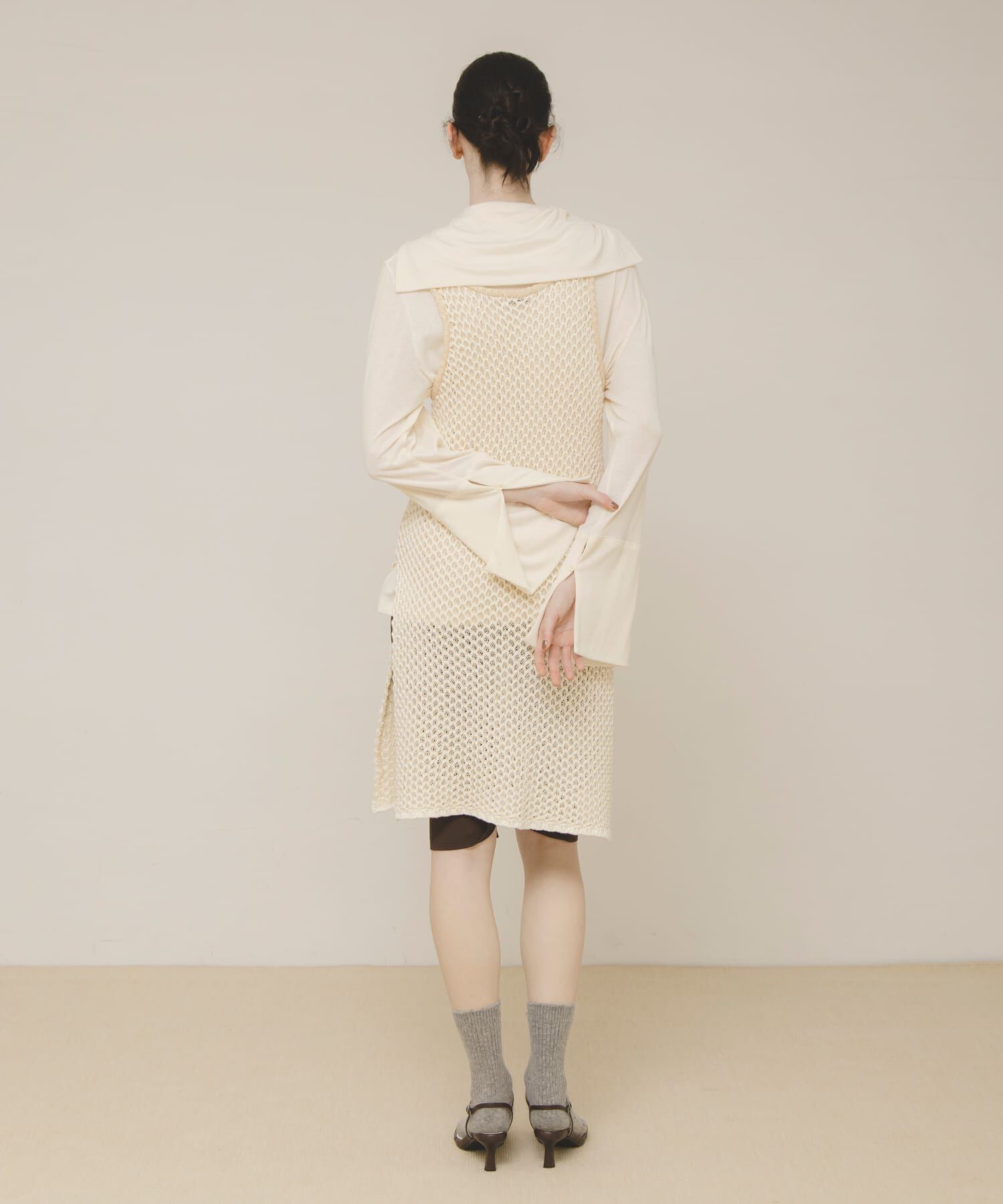 LAATO「cut cardigan」|カーディガン|
