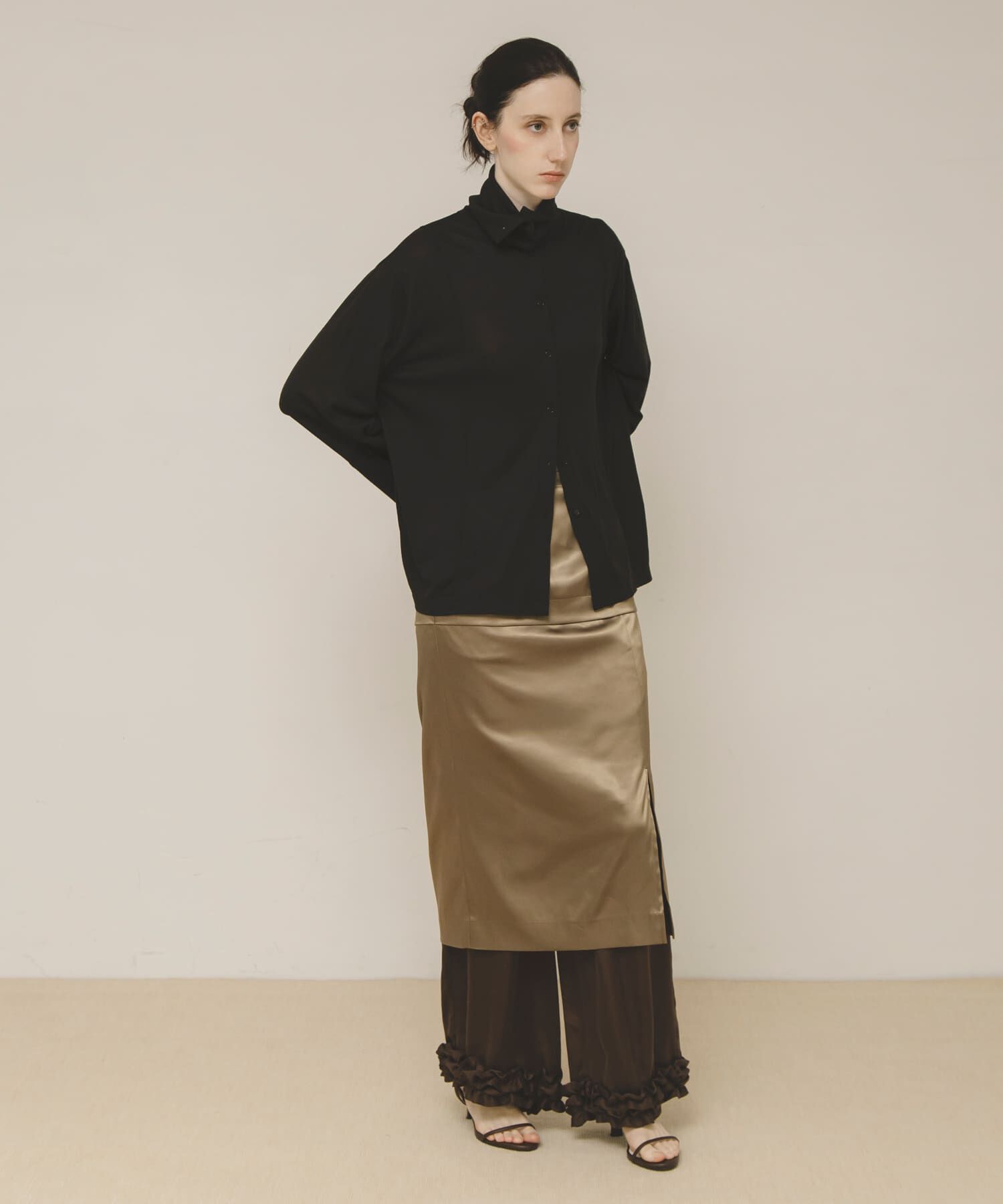 LAATO「cut cardigan」|カーディガン|