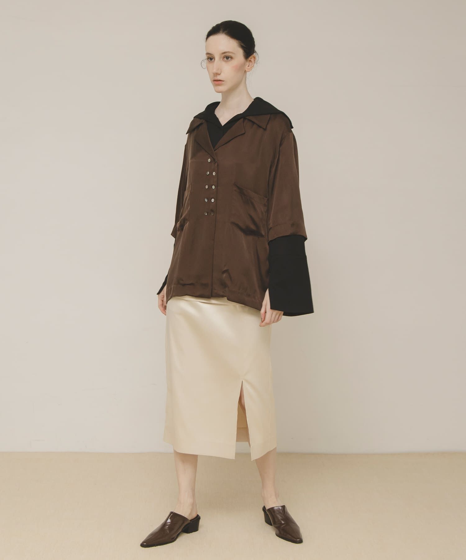 LAATO「cut cardigan」|カーディガン|