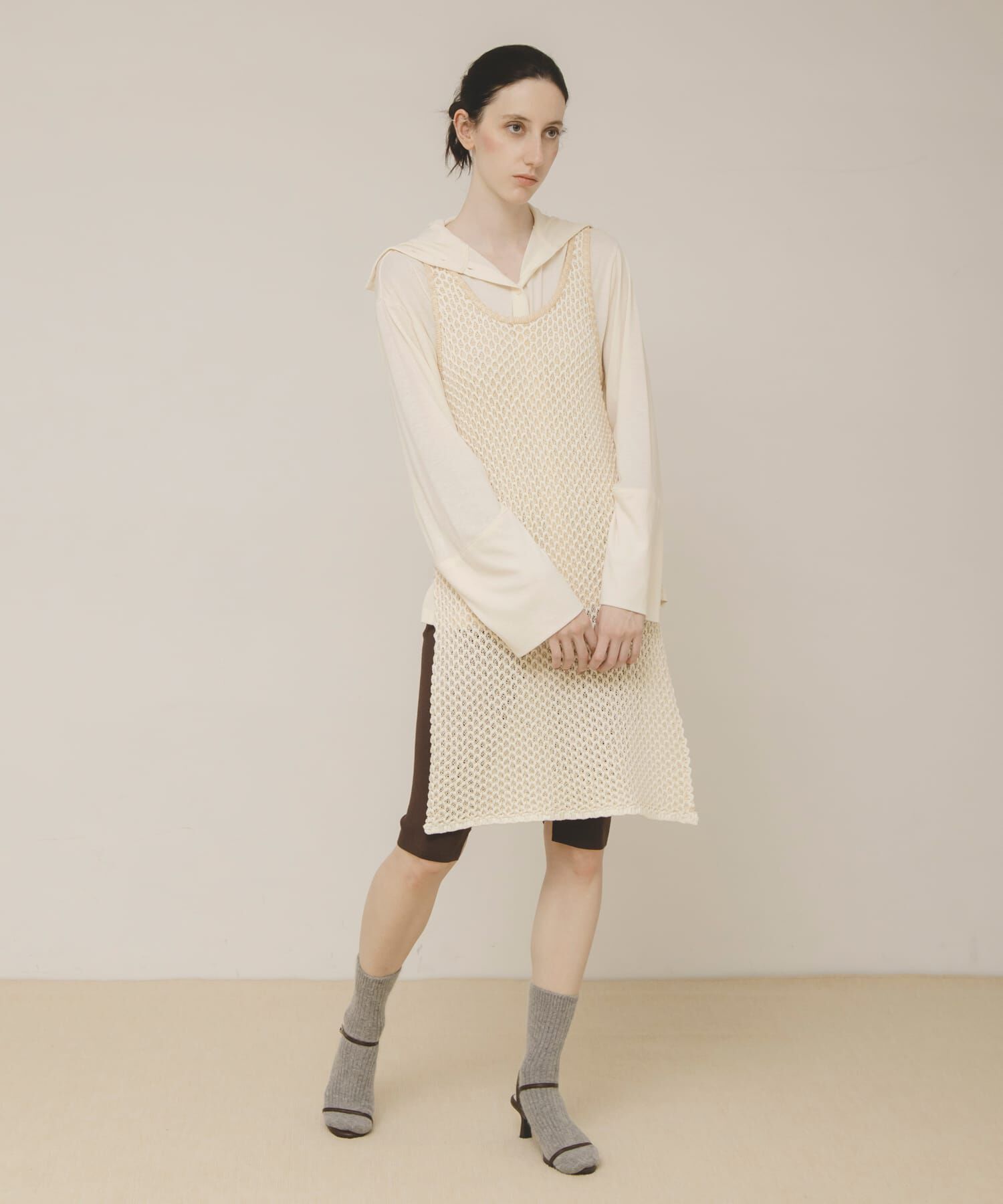LAATO「knit tunic vest」|チュニック|