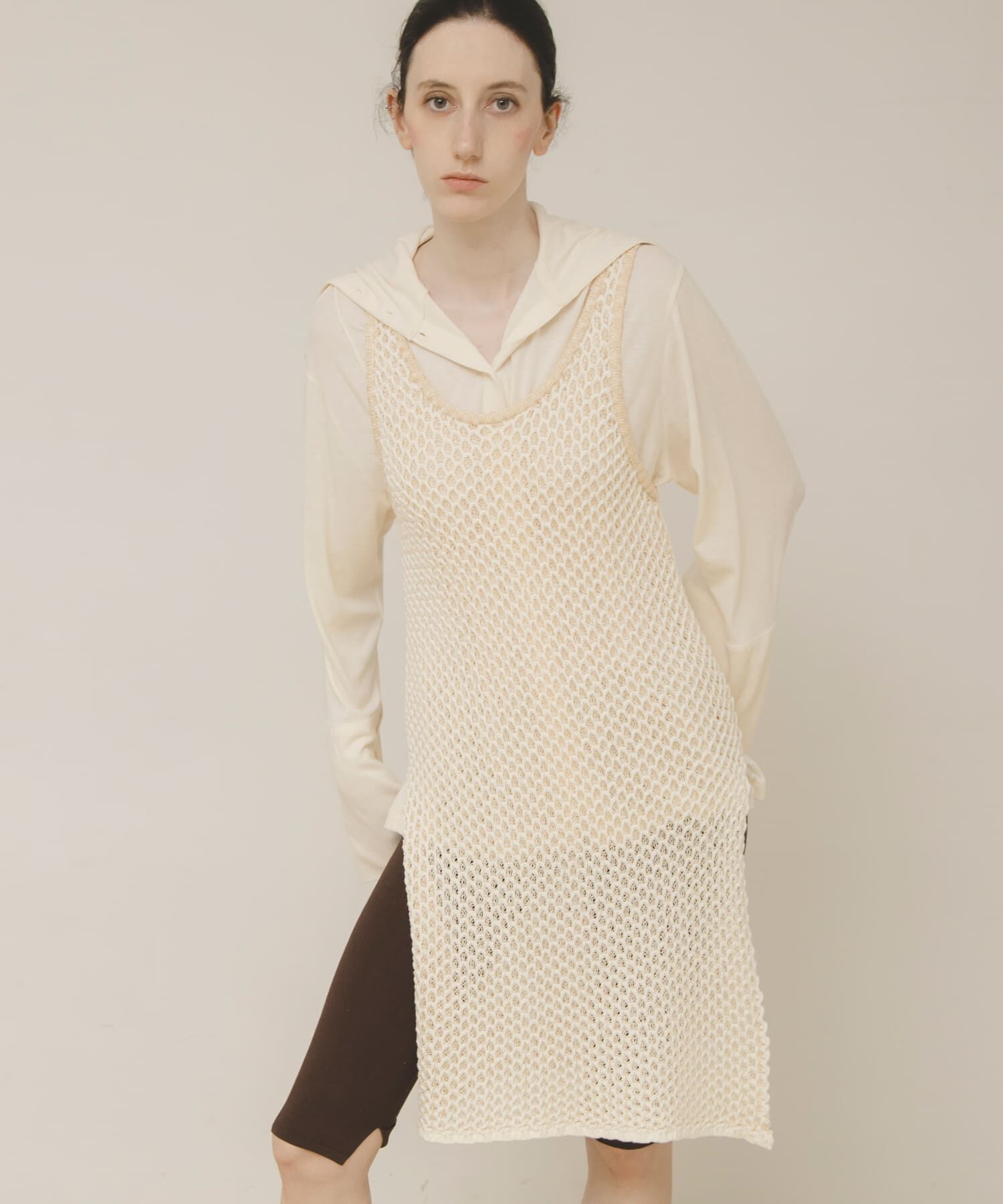 LAATO「knit tunic vest」|チュニック|