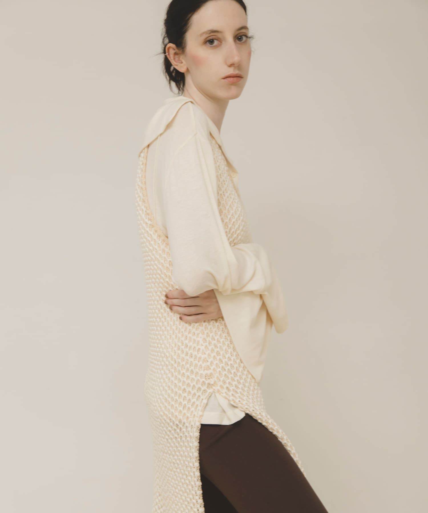 LAATO「knit tunic vest」|チュニック|