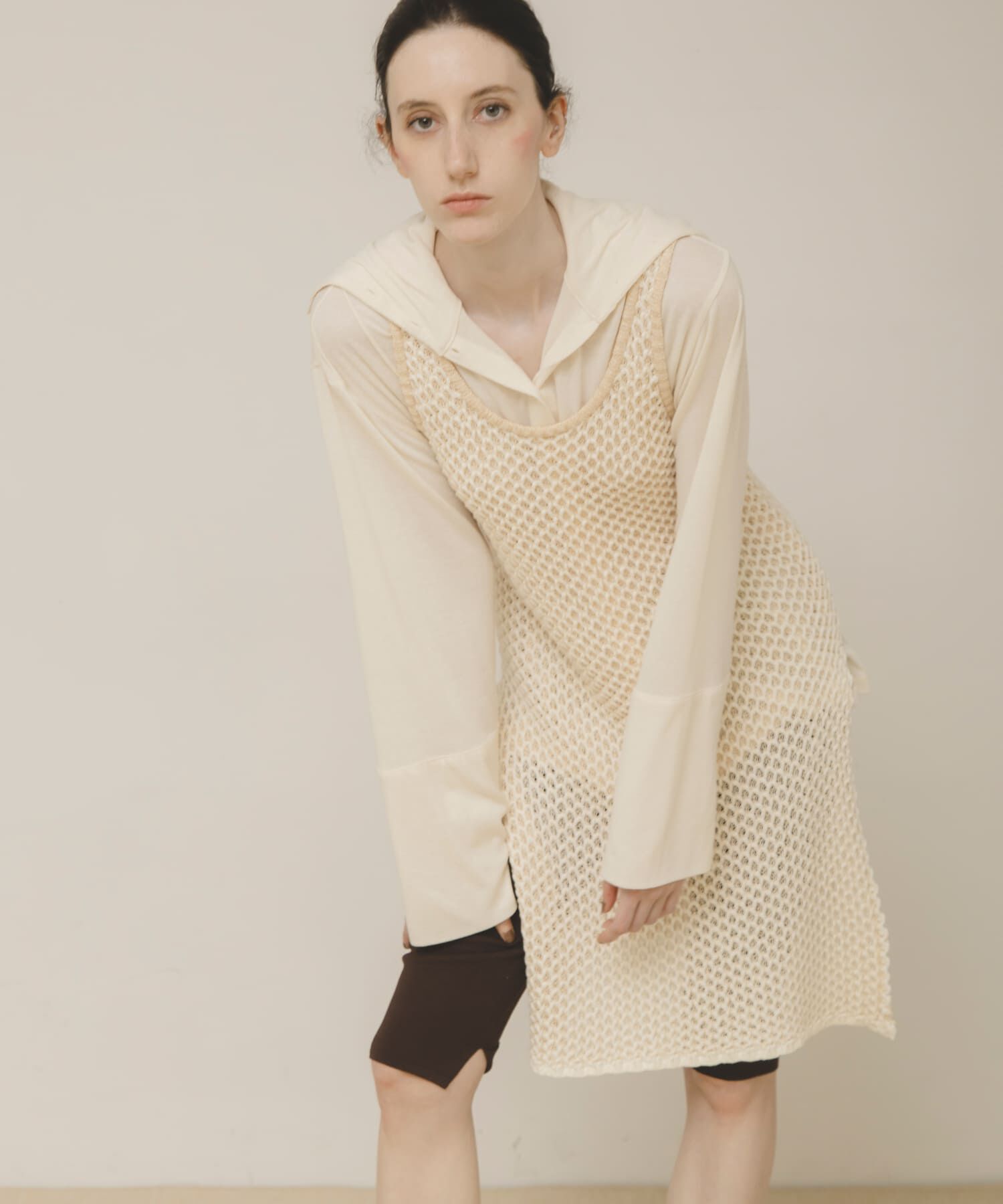 LAATO「knit tunic vest」|チュニック|