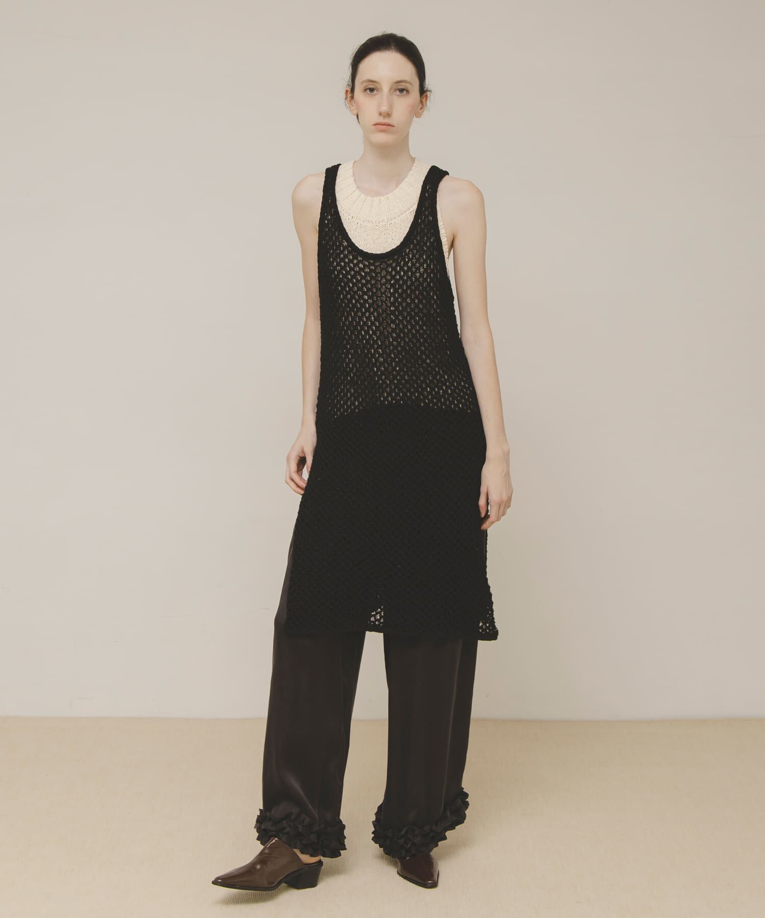 LAATO「knit tunic vest」|チュニック|