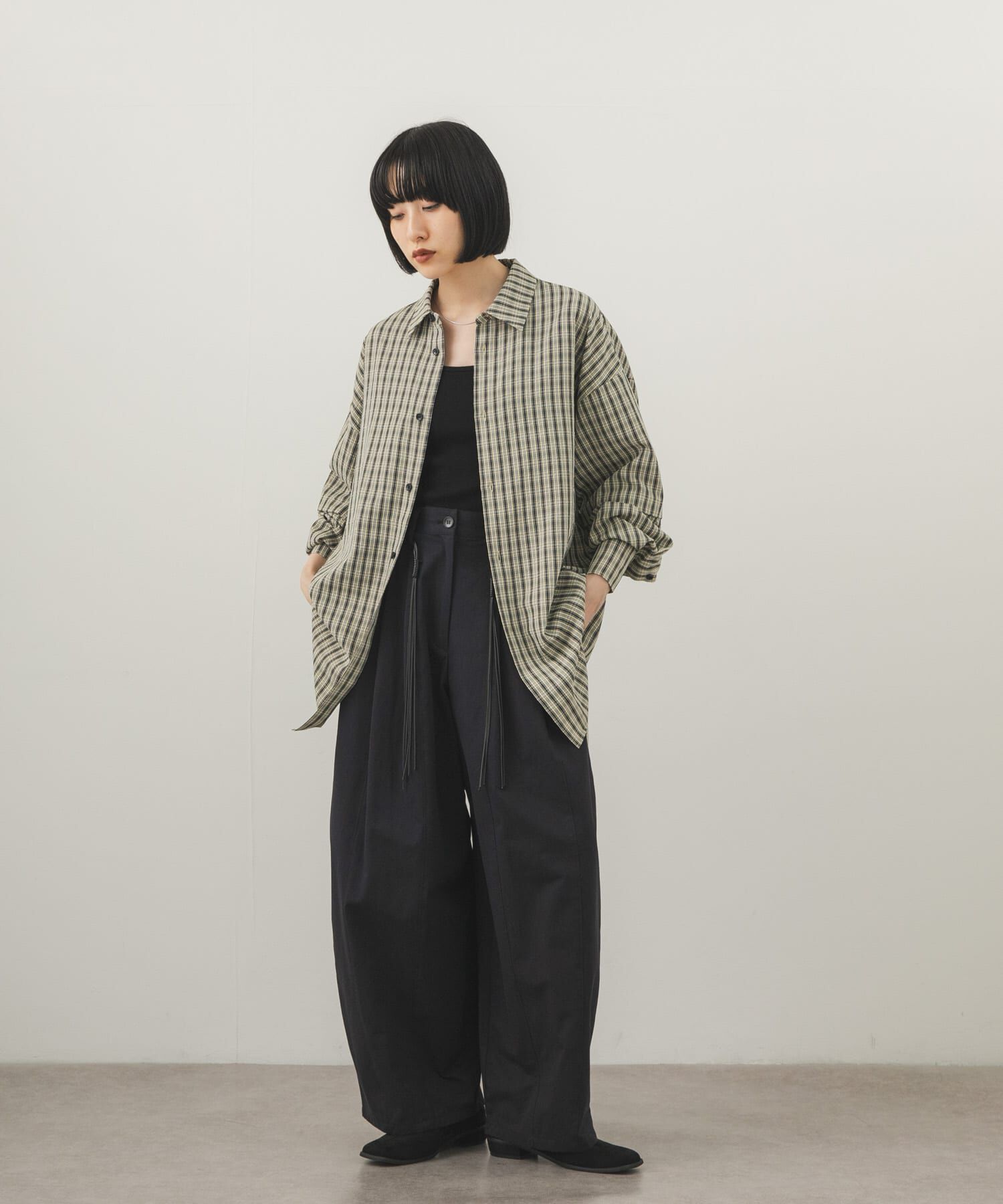  「ベルトSETオーバルパンツ」|その他|
