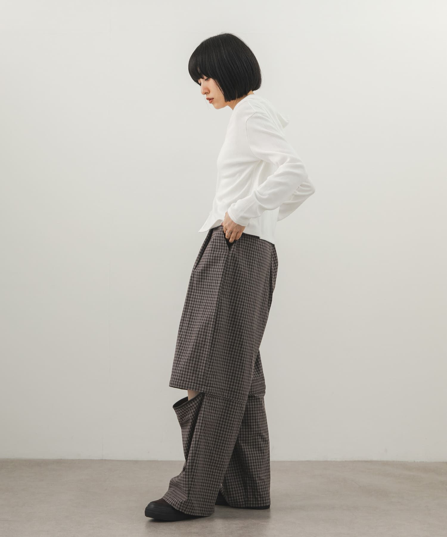  「2WAYチェックパンツ」|その他|