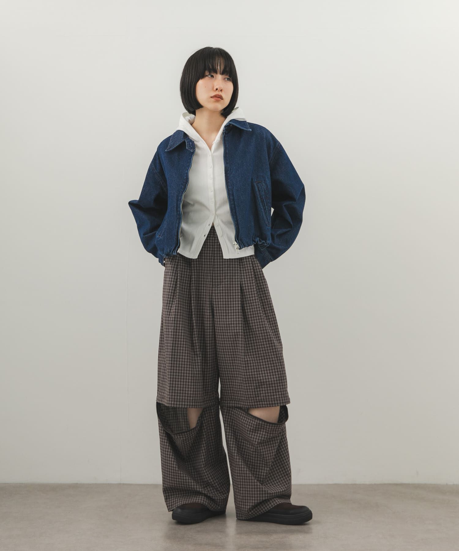  「2WAYチェックパンツ」|その他|