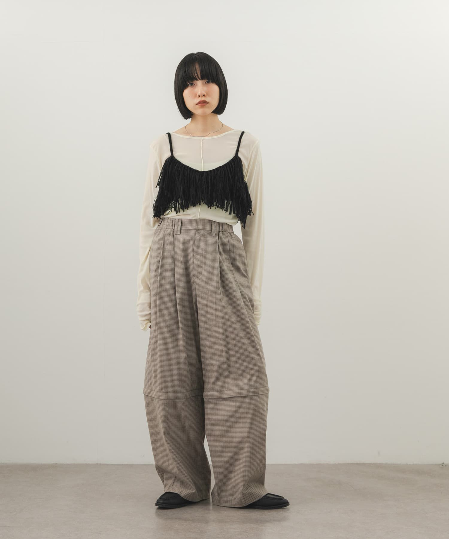  「2WAYチェックパンツ」|その他|