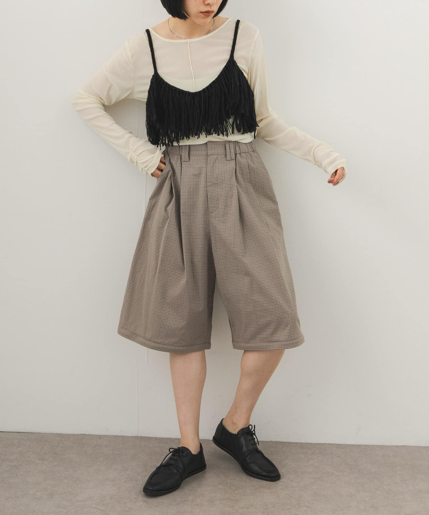  「2WAYチェックパンツ」|その他|