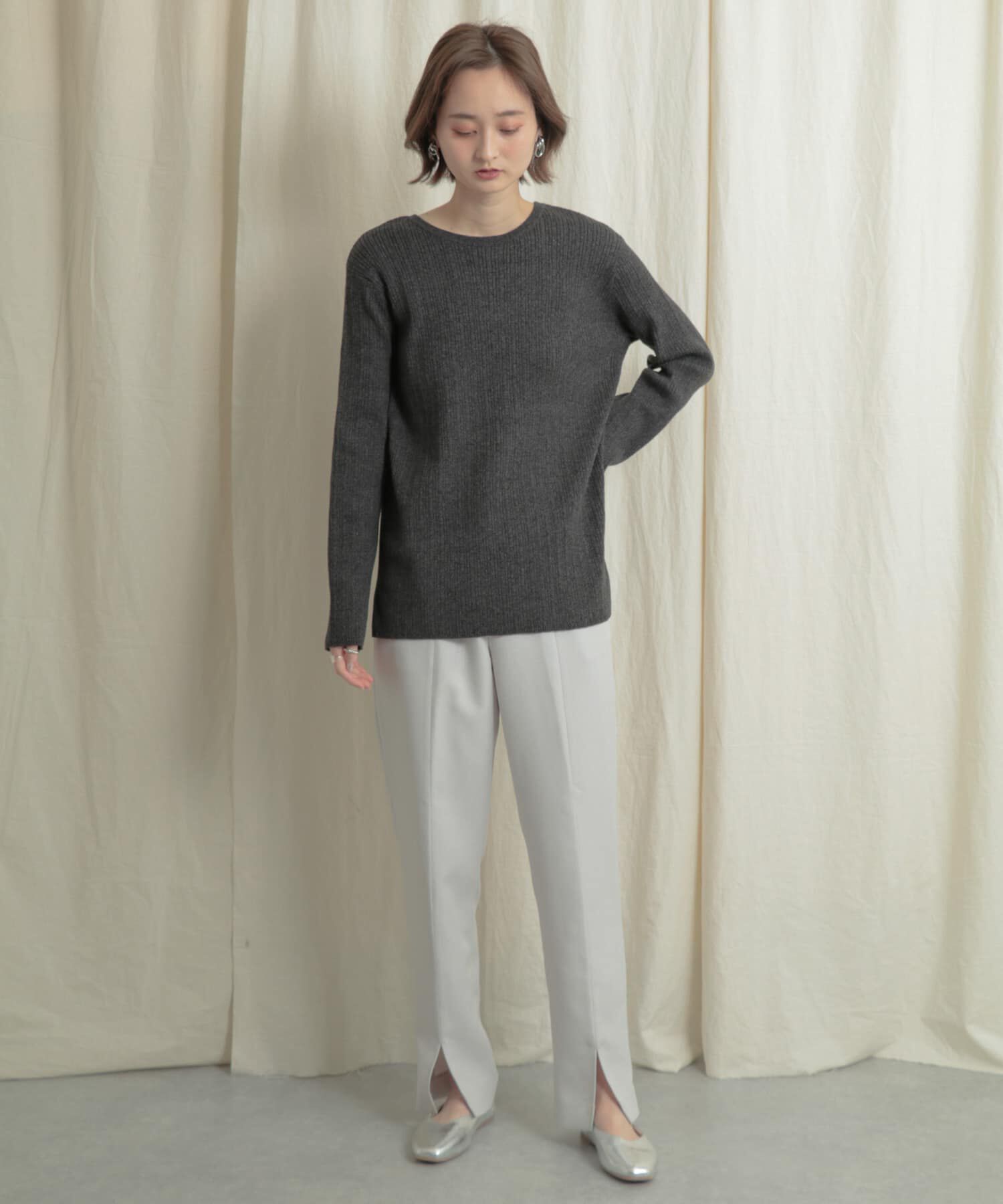 SENSE OF PLACE by URBAN RESEARCH「リネンライクスリットパンツ」|その他|