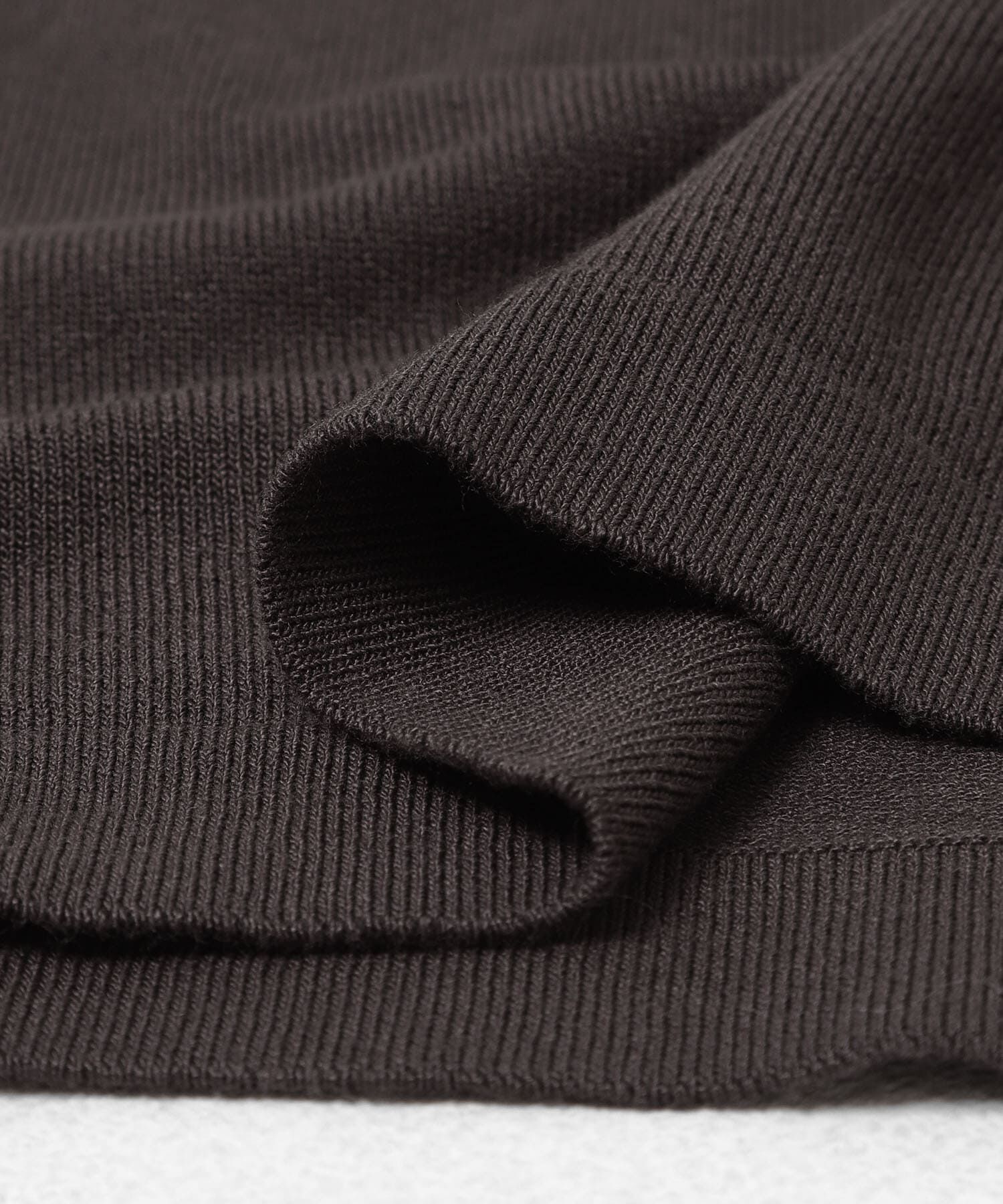 SENSE OF PLACE by URBAN RESEARCH「『洗濯可』バイカラーロールスリーブニットTシャツ」|ニット・セーター|