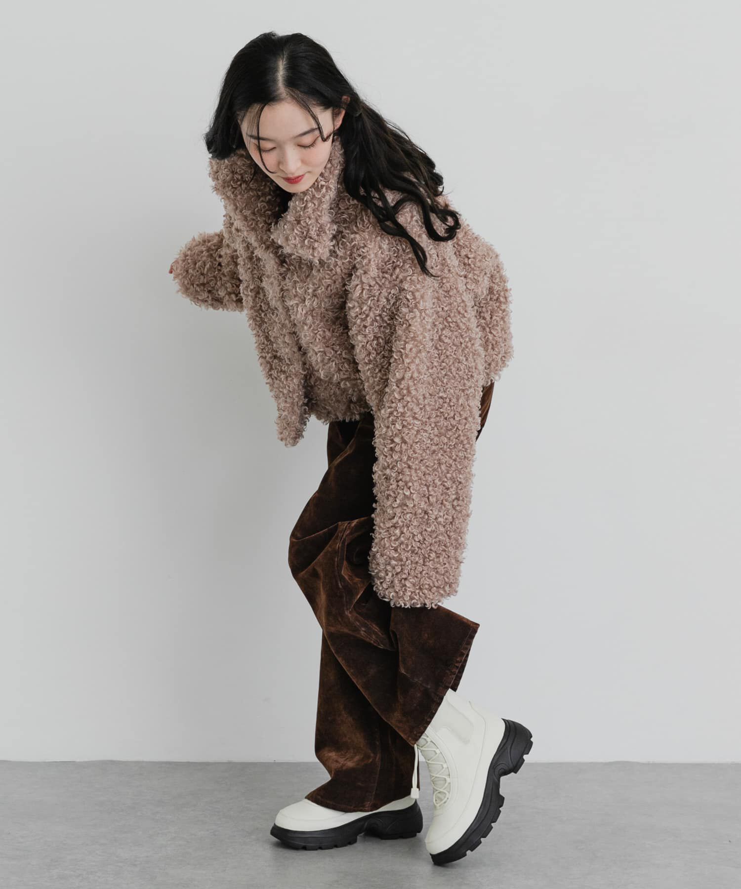 SENSE OF PLACE by URBAN RESEARCH「レースアップスノーブーツ」|ショートブーツ|