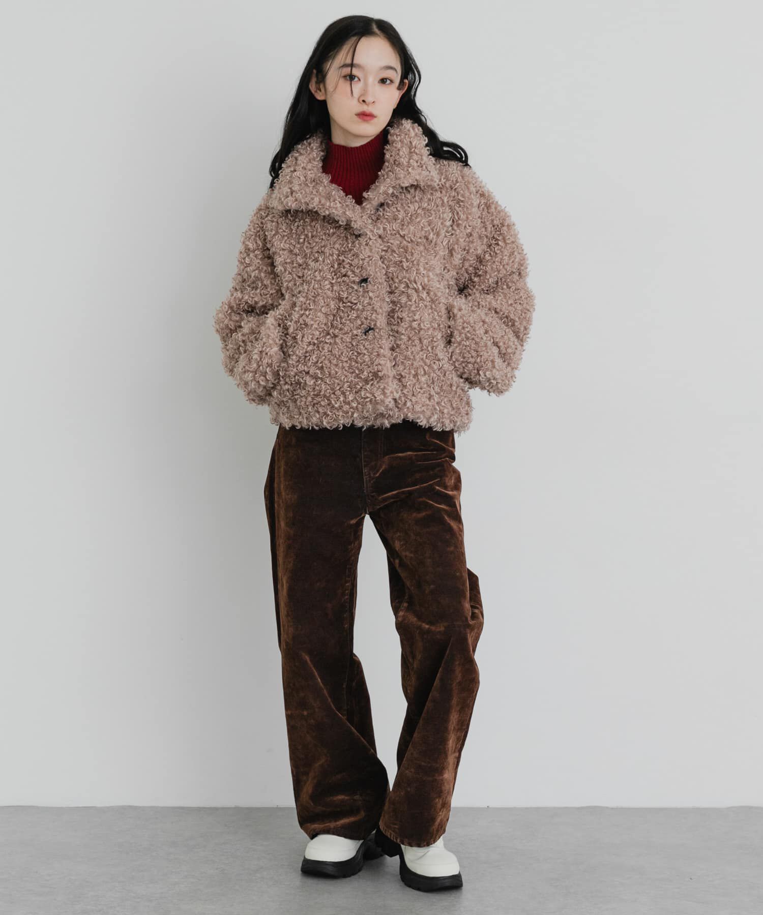 SENSE OF PLACE by URBAN RESEARCH「レースアップスノーブーツ」|ショートブーツ|