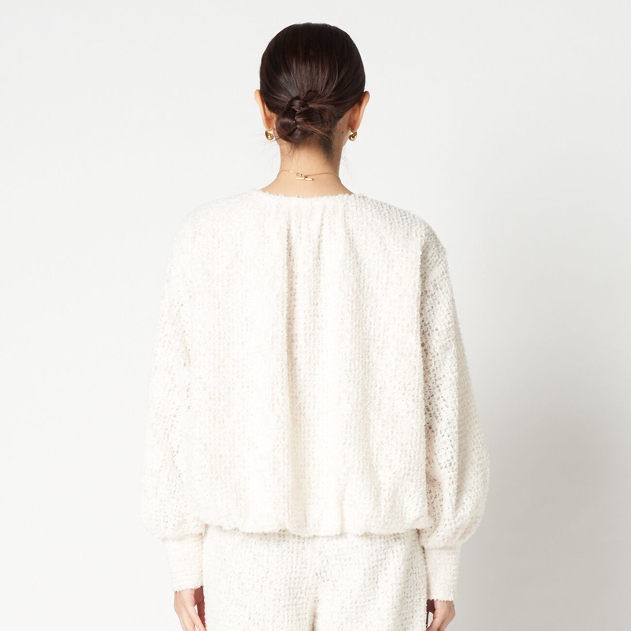 HELIOPOLE「HELIOPOLE FEATHER TULLE BLOUSE」|シャツ・ブラウス|