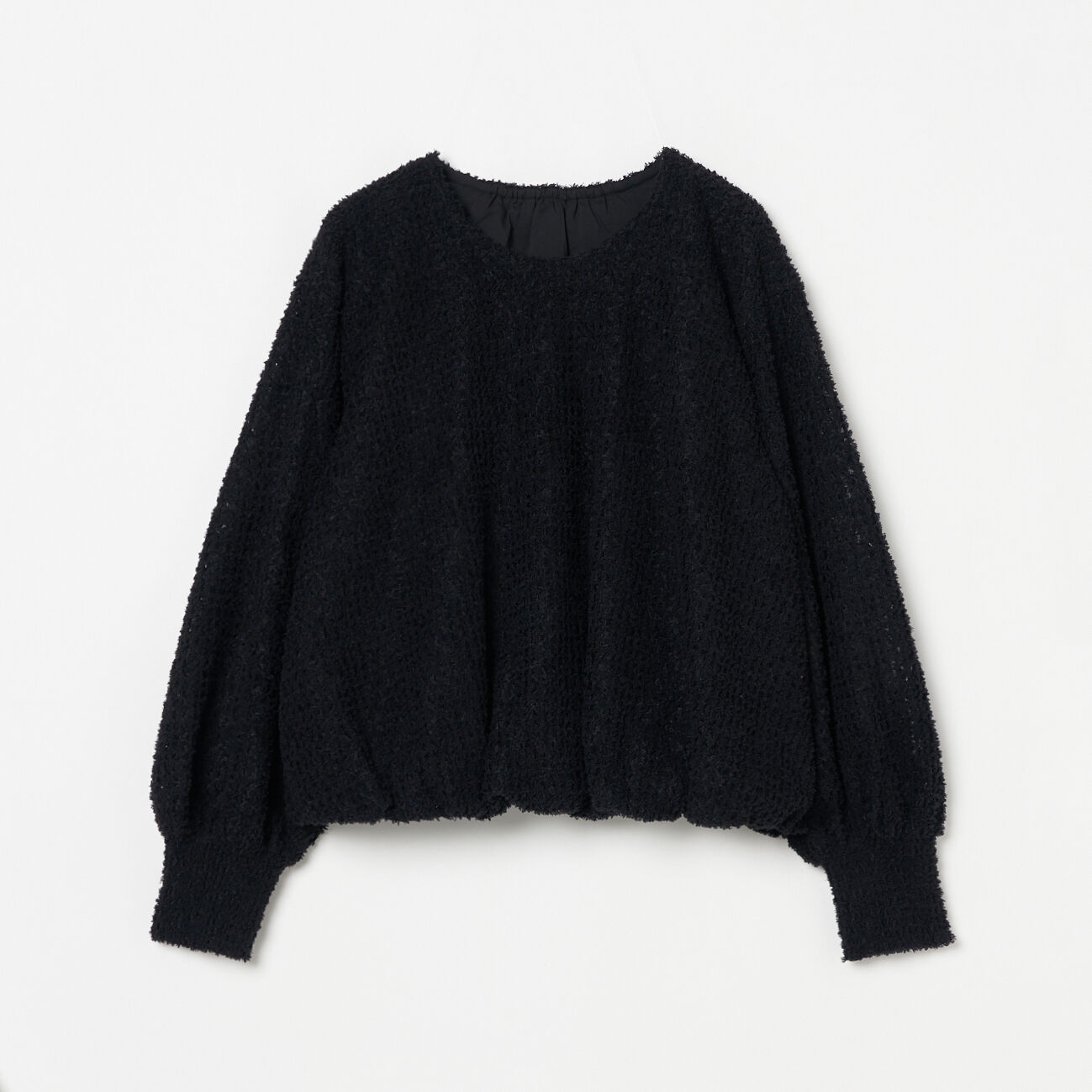 HELIOPOLE「HELIOPOLE FEATHER TULLE BLOUSE」|シャツ・ブラウス|ブラック
