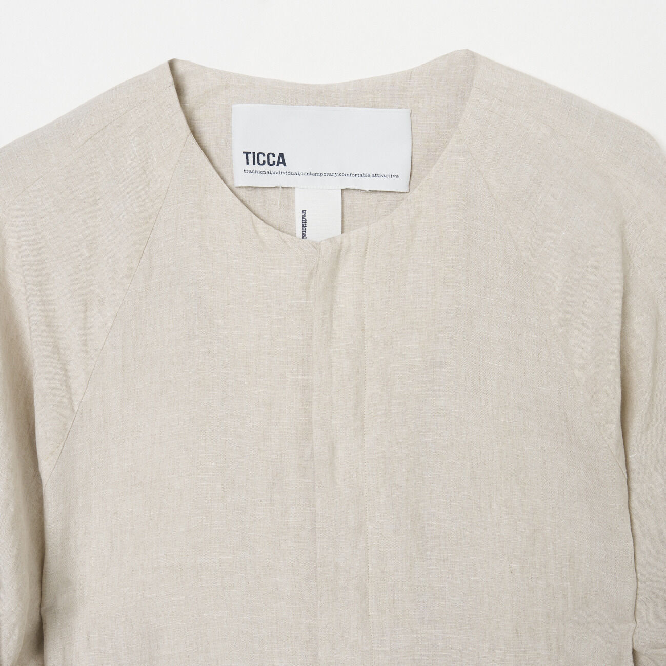  「TICCA LINEN TWIST SLV COMBINAISON」|オールインワン|