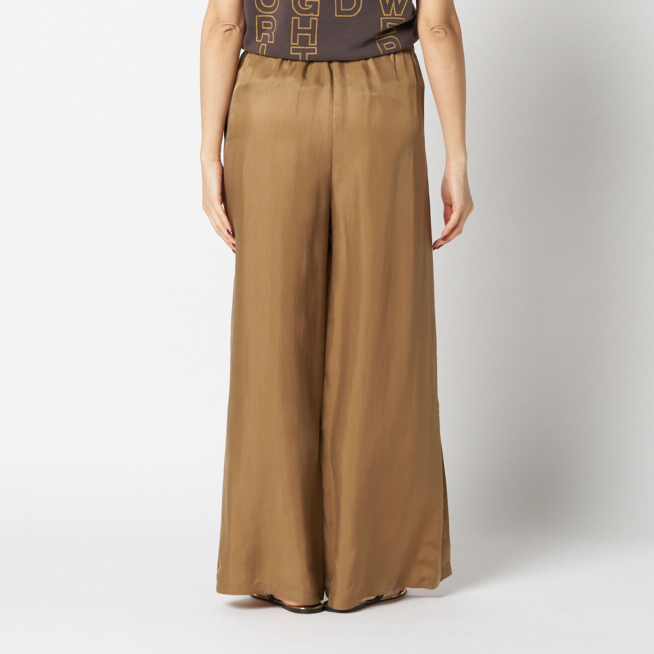 HELIOPOLE「HELIOPOLE CUPRO SLIT EASY PANTS」|チノ|