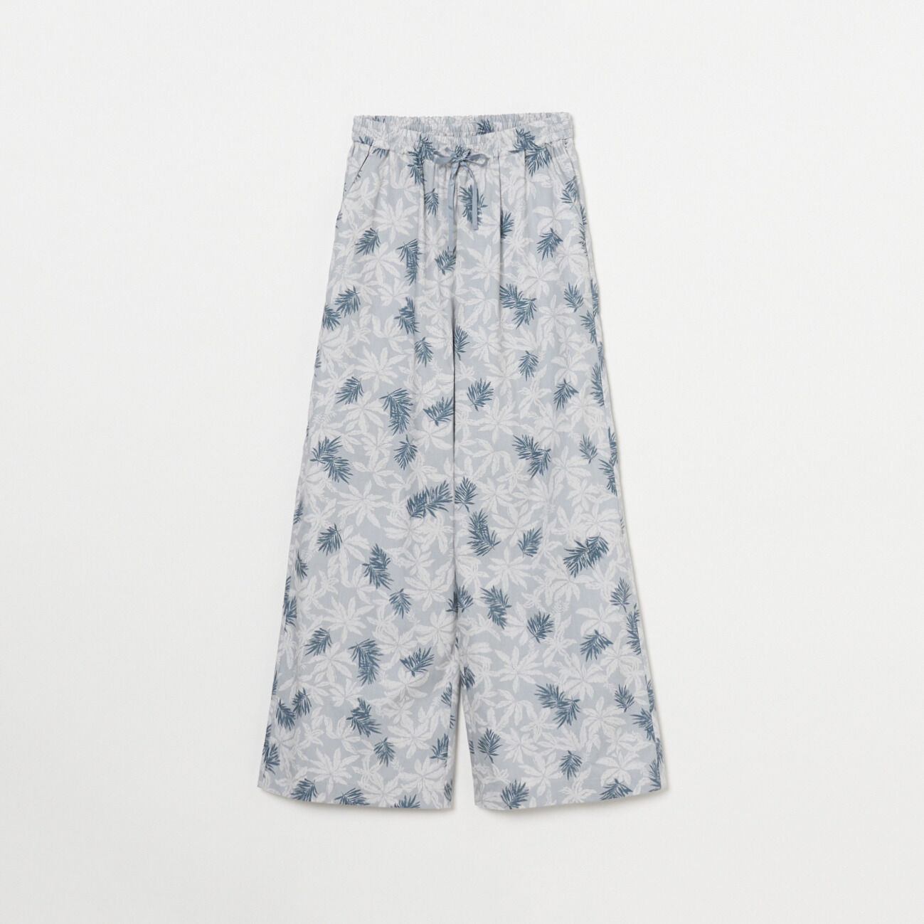 HELIOPOLE「HELIOPOLE BUTCHER PRINT EASY PANTS」|チノ|スカイブルー