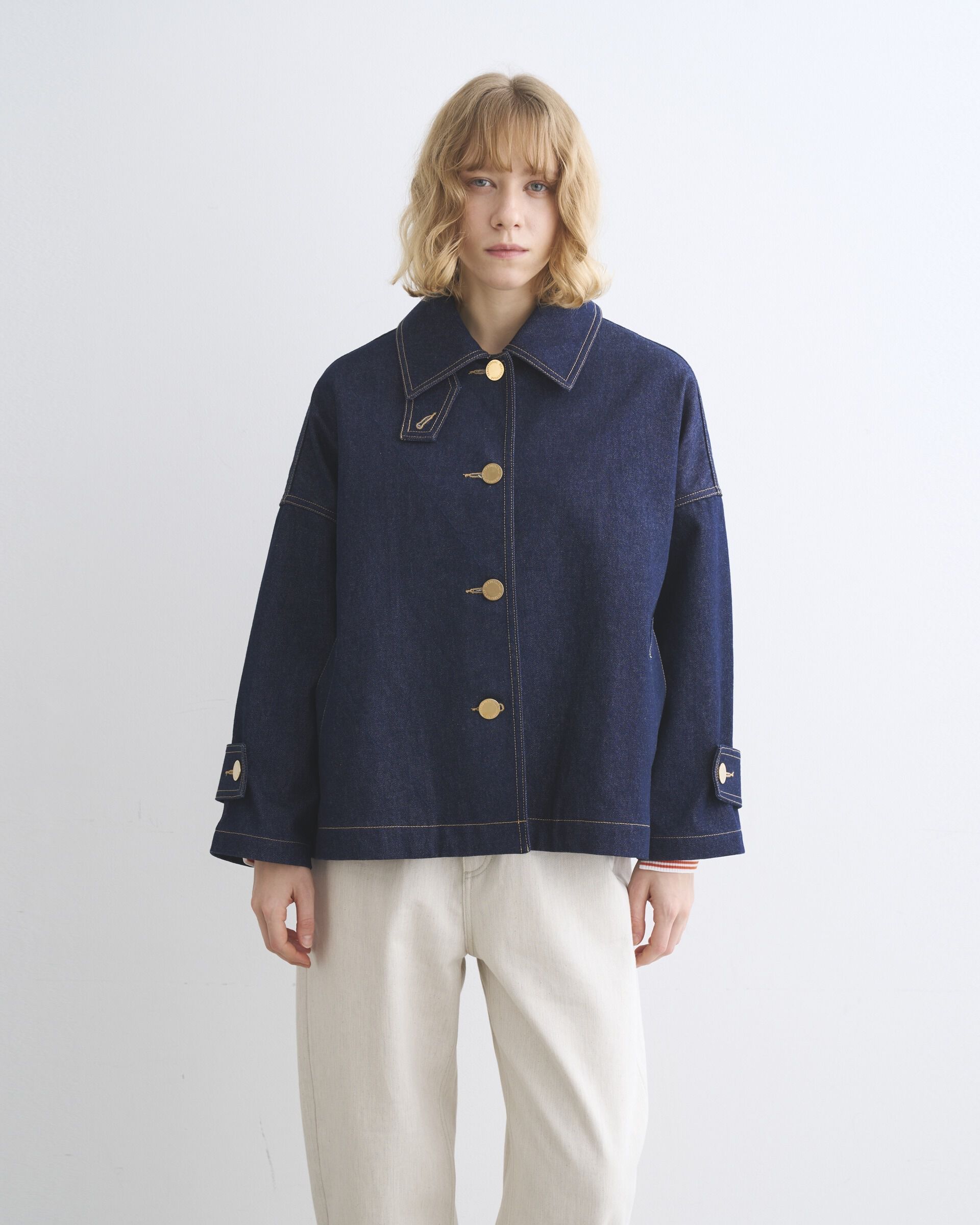 Traditional Weatherwear「MALTON BUTTON THROUGH SHORT DENIM」|その他|