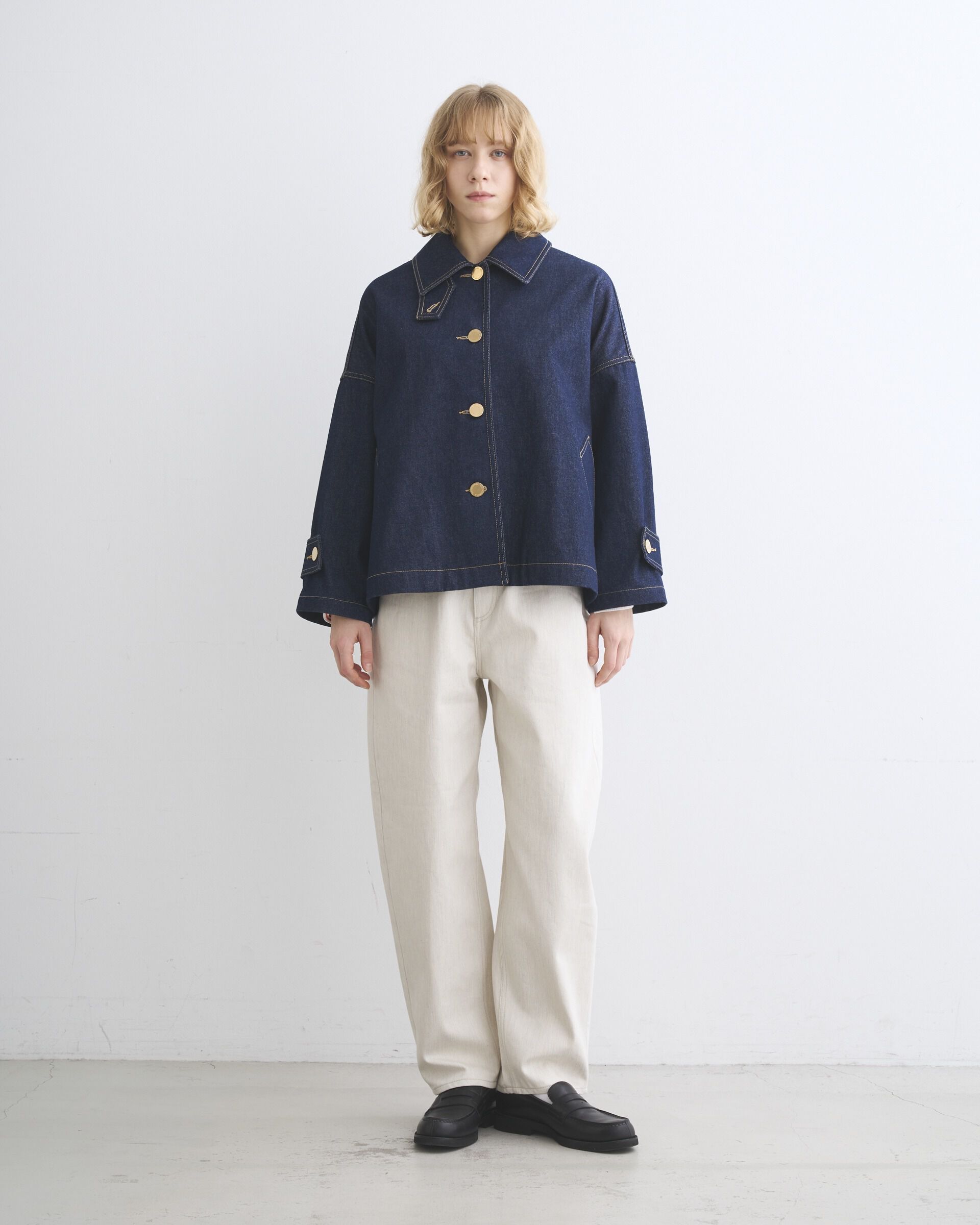Traditional Weatherwear「MALTON BUTTON THROUGH SHORT DENIM」|その他|