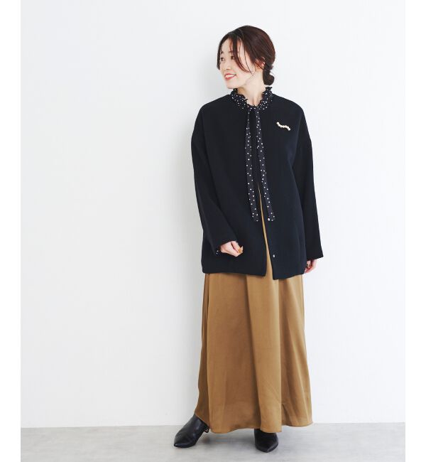 le.coeur blanc「サテンキャミワンピース」|ワンピース|