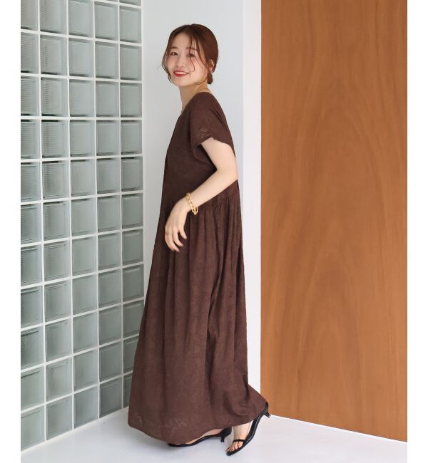  「ジャガード2WAYシャツワンピース」|ワンピース|