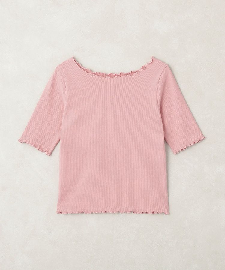 earth music&ecology「メローリブ半袖プルオーバー」|Tシャツ・カットソー|