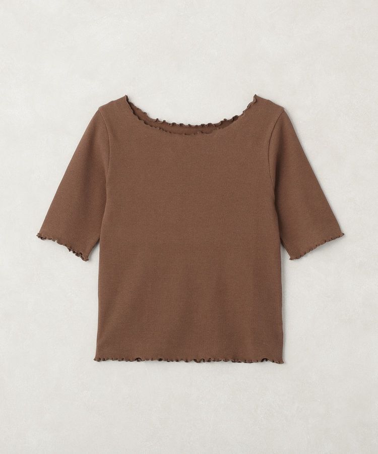 earth music&ecology「メローリブ半袖プルオーバー」|Tシャツ・カットソー|