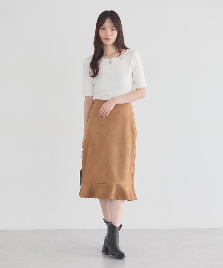 earth music&ecology「メローリブ半袖プルオーバー」|Tシャツ・カットソー|