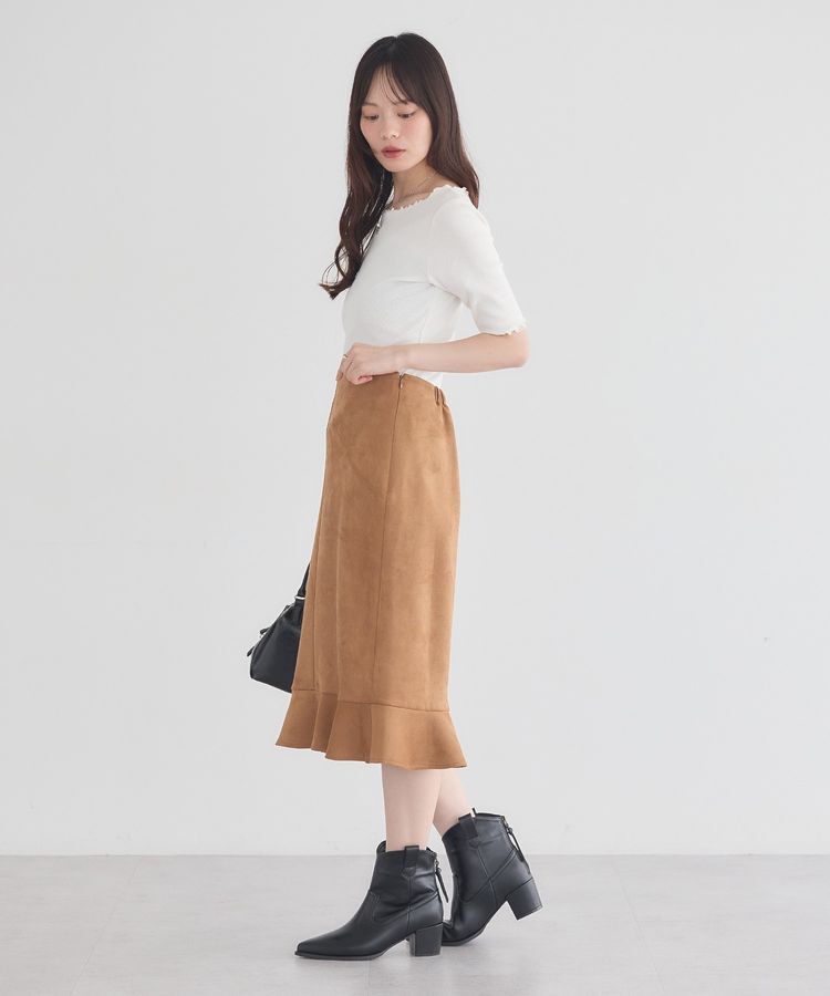 earth music&ecology「メローリブ半袖プルオーバー」|Tシャツ・カットソー|
