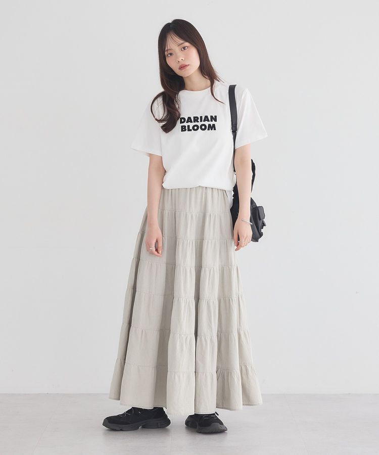 earth music&ecology「フロッキープリントTシャツ」|Tシャツ・カットソー|