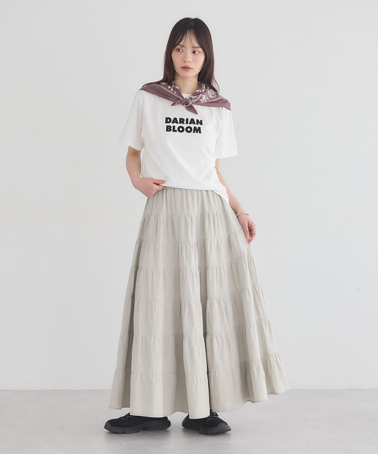earth music&ecology「フロッキープリントTシャツ」|Tシャツ・カットソー|