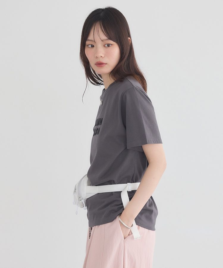 earth music&ecology「フロッキープリントTシャツ」|Tシャツ・カットソー|